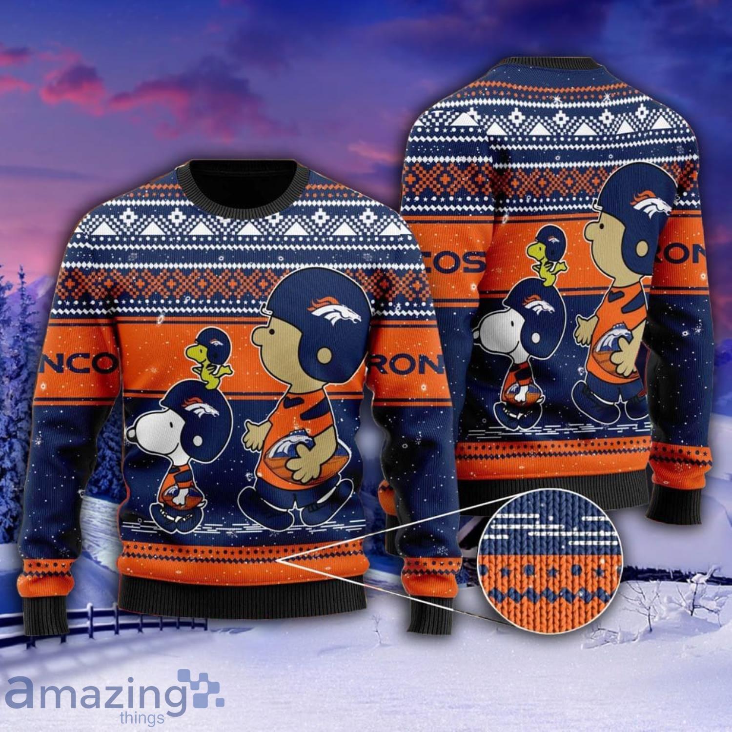 Denver Broncos Hoodie 3D Brilliant Snoopy Christmas Broncos Gifts