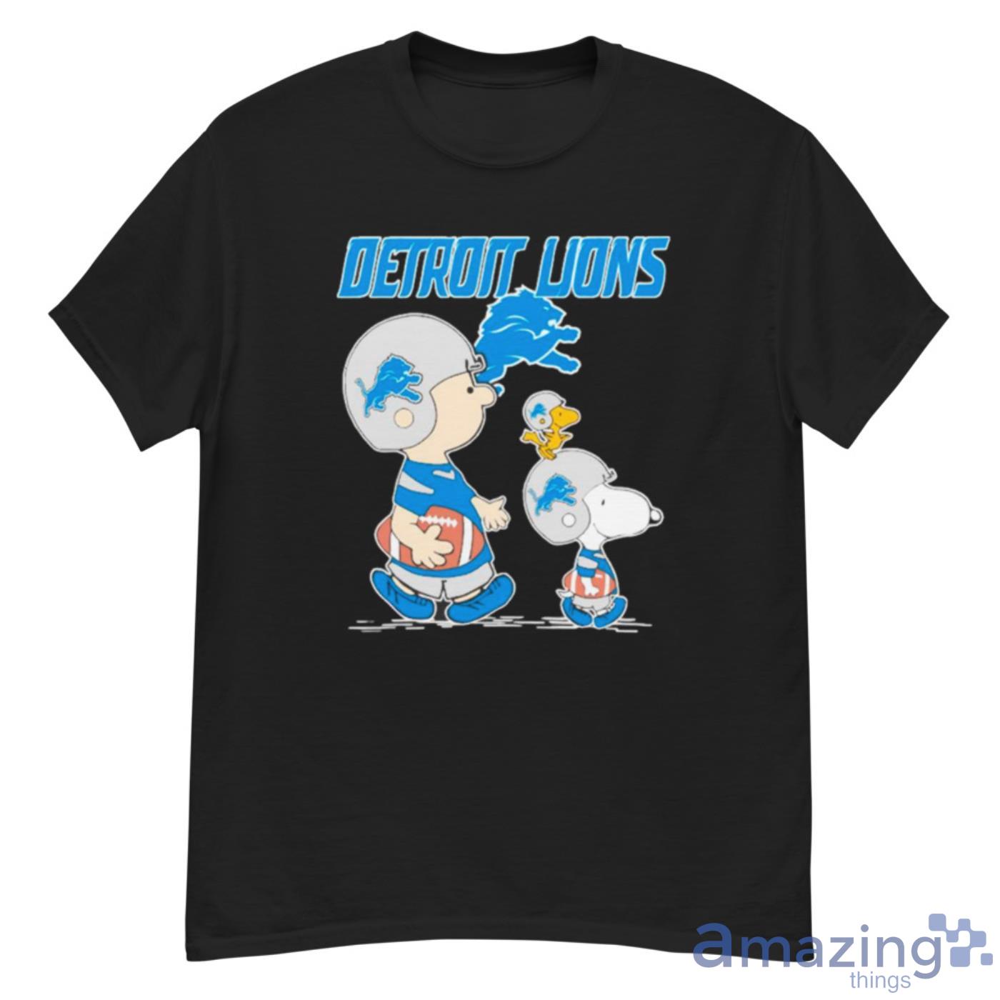 Detroit Lions Snoopy Plays The Football Game Youth Hoodie 