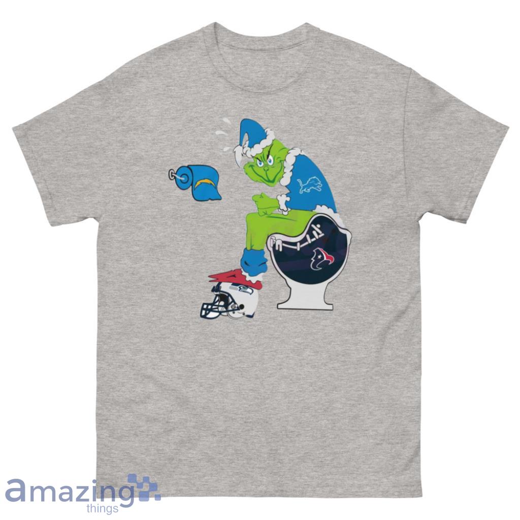 Detroit Lions NFL Santa Grinch Toilet Football Team Christmas Shirt - 500 Men’s Classic Tee Gildan