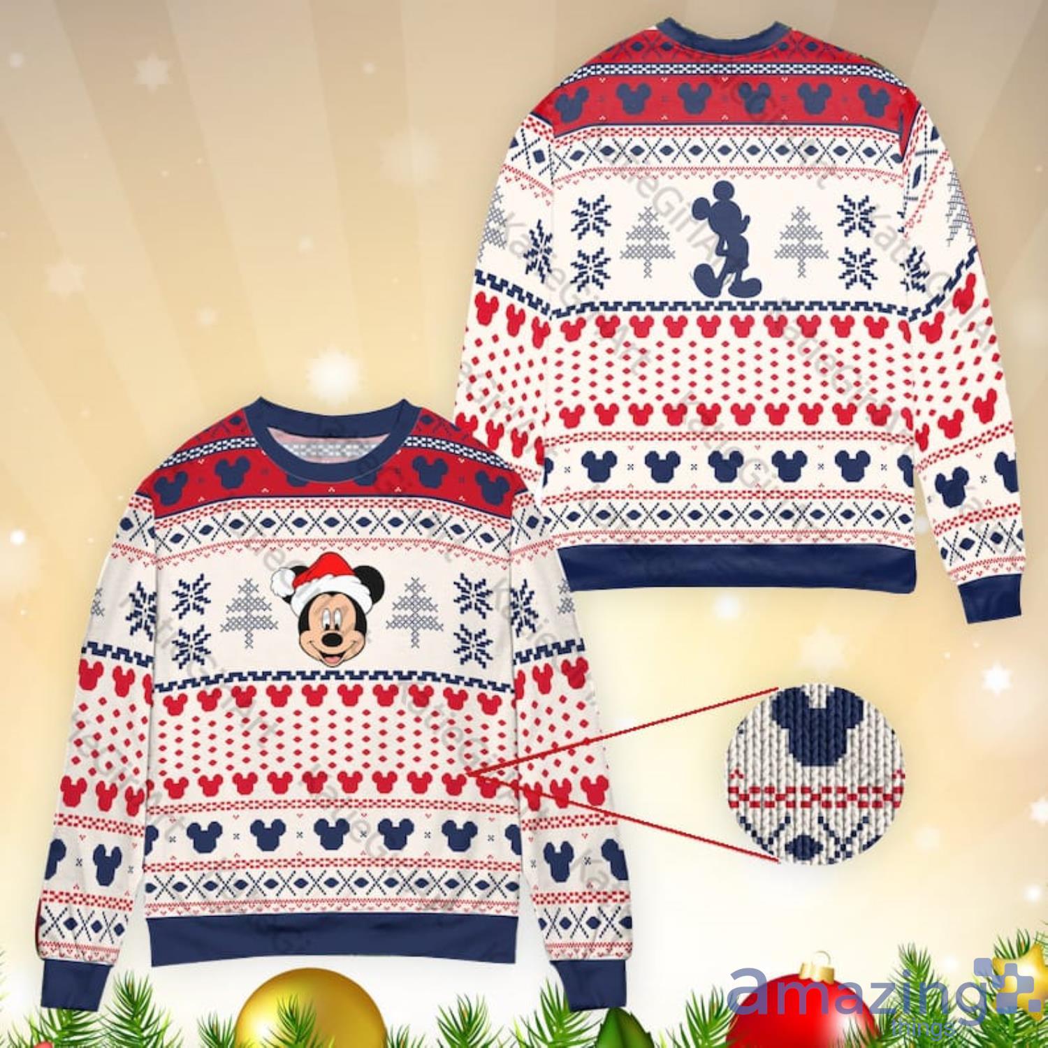 Mickey on sale christmas sweater