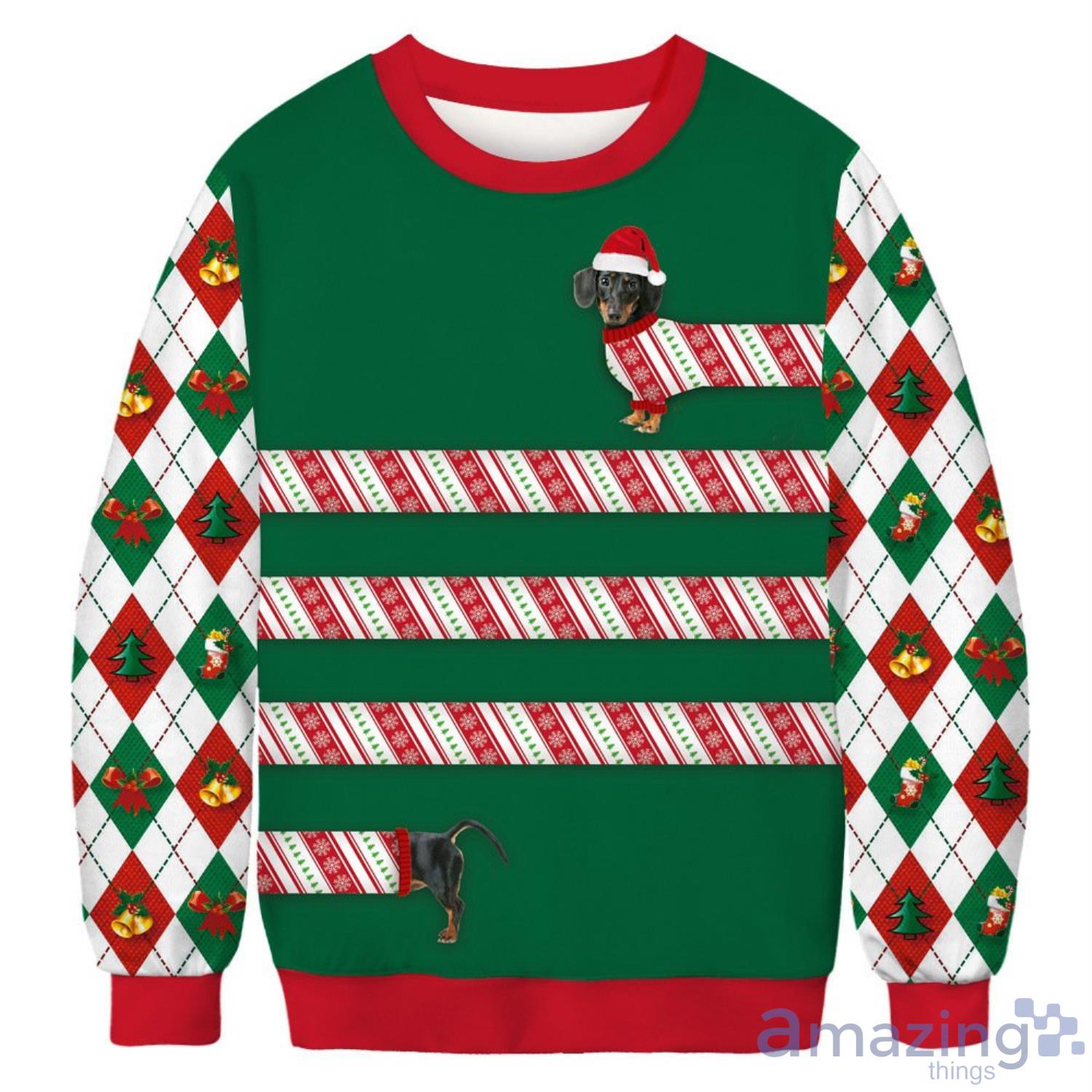 Corgi Zipper Full Print For Dog Lovers 3D Ugly Sweater Christmas Gift  Sweater - Limotees