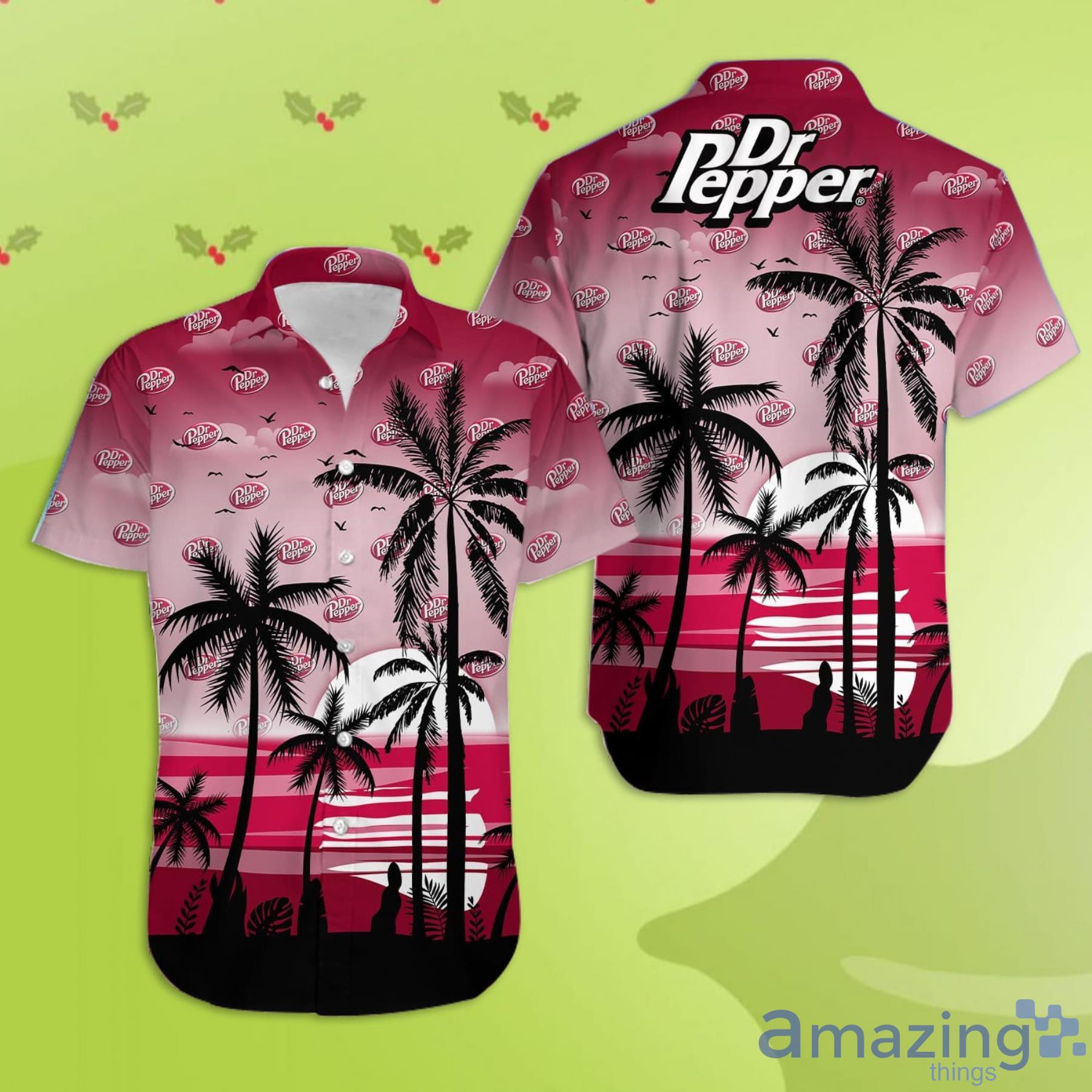 Dr Pepper Hawaiian Shirt For Fans Product Photo 1
