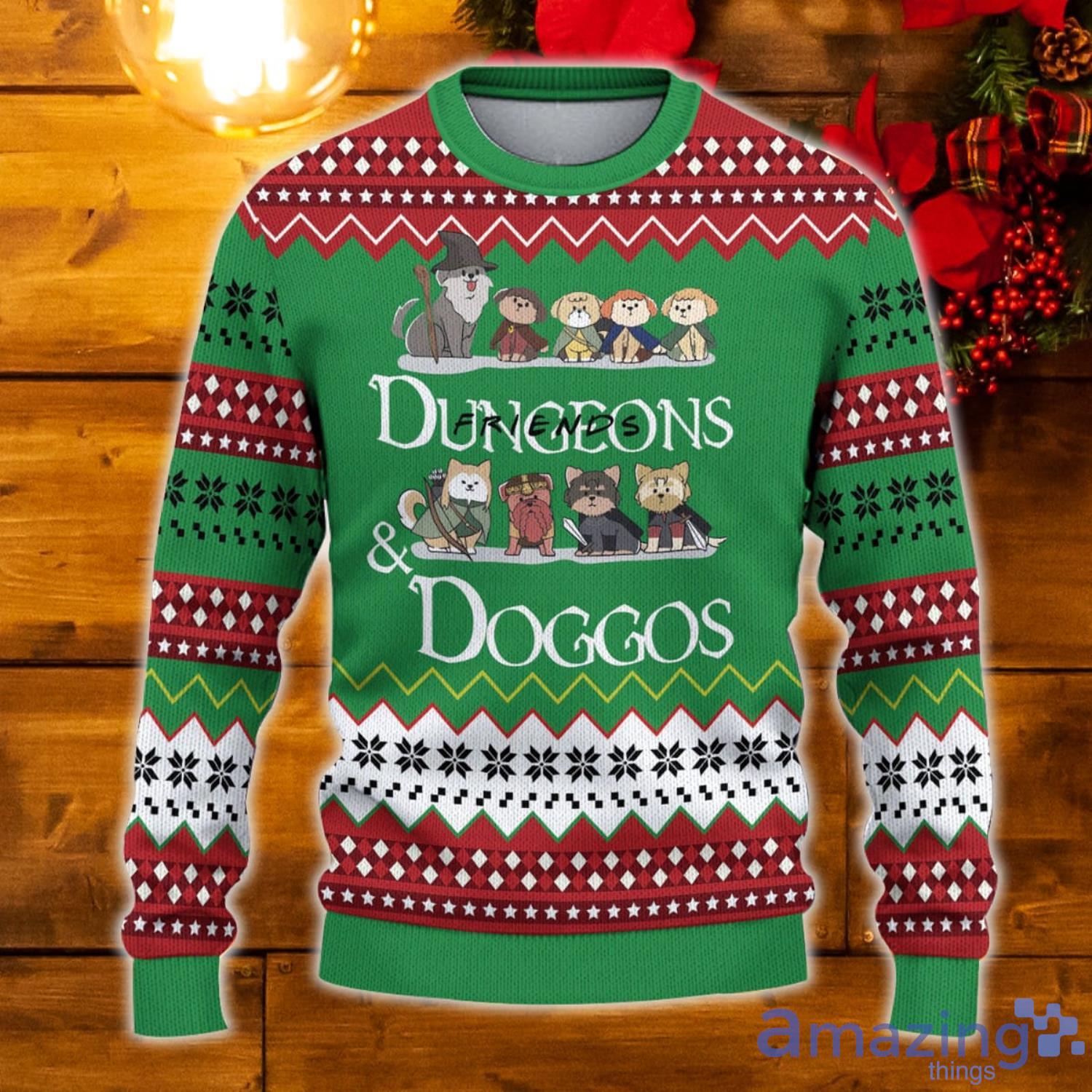 Dungeons & Doggos Ugly Christmas Sweater image Dungeons & Doggos Ugly Christmas Sweater Product Photo 2