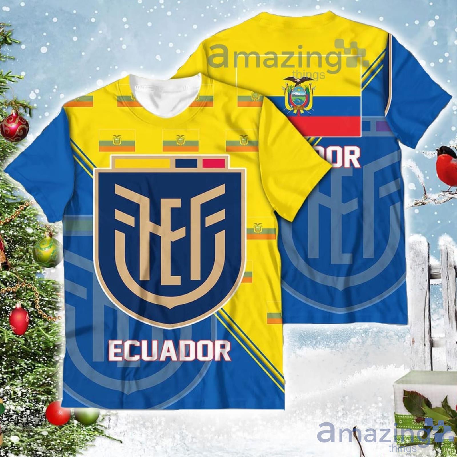 Ecuador World Cup 2022 Shirt, Ecuador Soccer Jersey Shirt