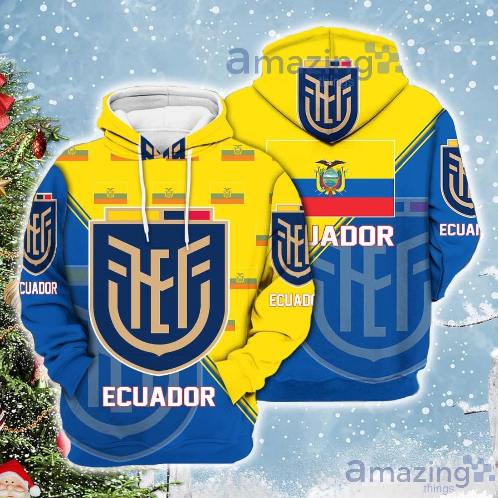 Ecuador National Soccer Team Qatar World Cup 2022 Champions Soccer Team 3D All Over Printed Shirt image Ecuador National Soccer Team Qatar World Cup 2022 Champions Soccer Team 3D All Over Printed Shirt Product Photo 3