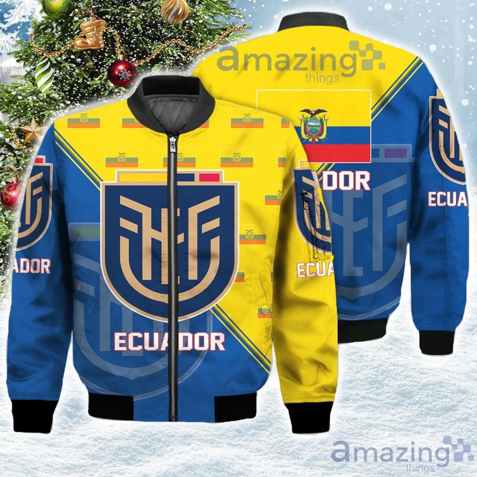 Ecuador National Soccer Team Qatar World Cup 2022 Champions Soccer Team 3D All Over Printed Shirt image Ecuador National Soccer Team Qatar World Cup 2022 Champions Soccer Team 3D All Over Printed Shirt Product Photo 4