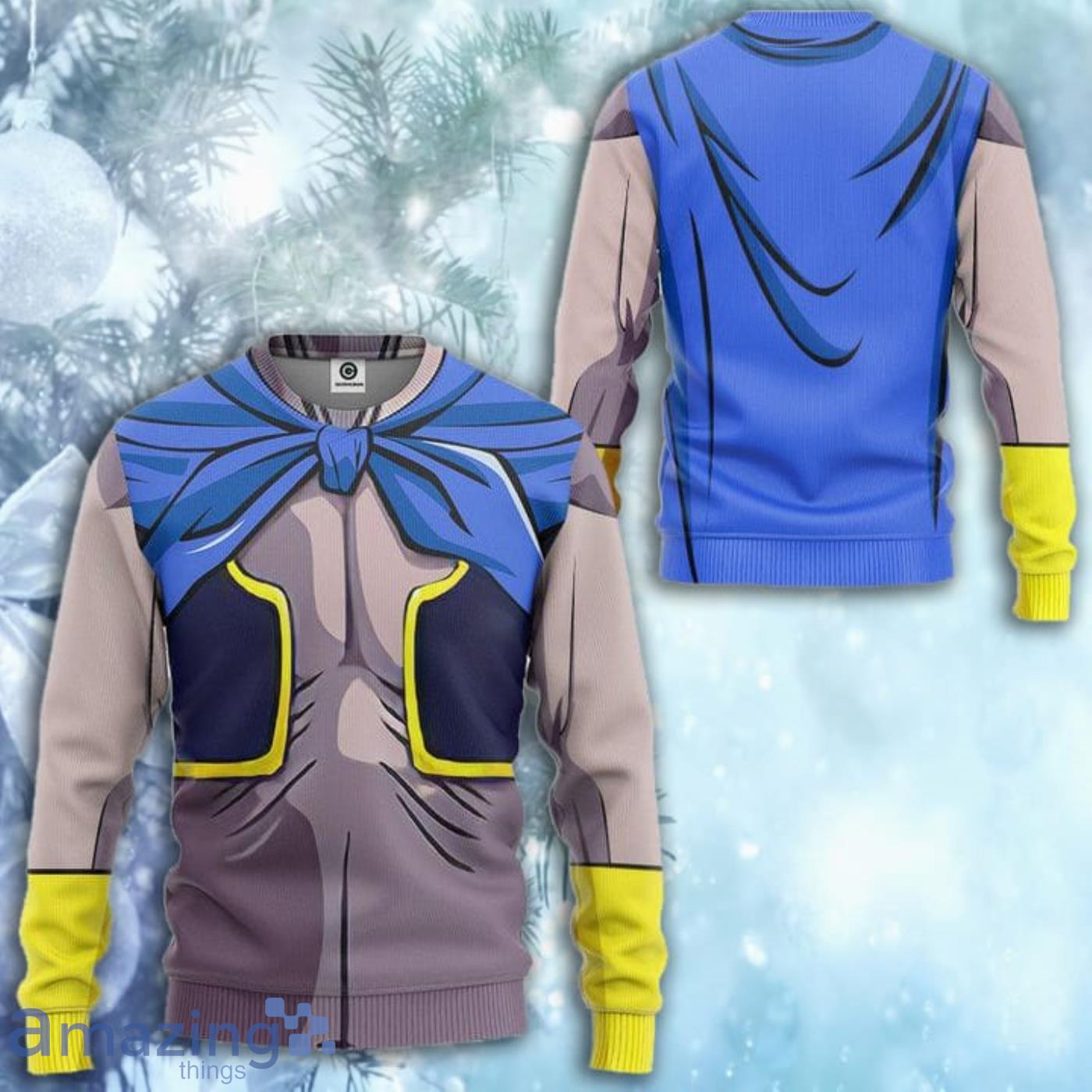 Evil Buu Majin Boo Dragon Ball Costume All Over Print 3D Ugly Christmas Sweater Product Photo 1