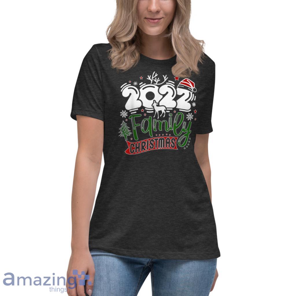 Family Christmas Shirt Funny Christmas Pajama T Shirt image Family Christmas Shirt Funny Christmas Pajama T-Shirt - Womens Relaxed Short Sleeve Jersey Tee-1