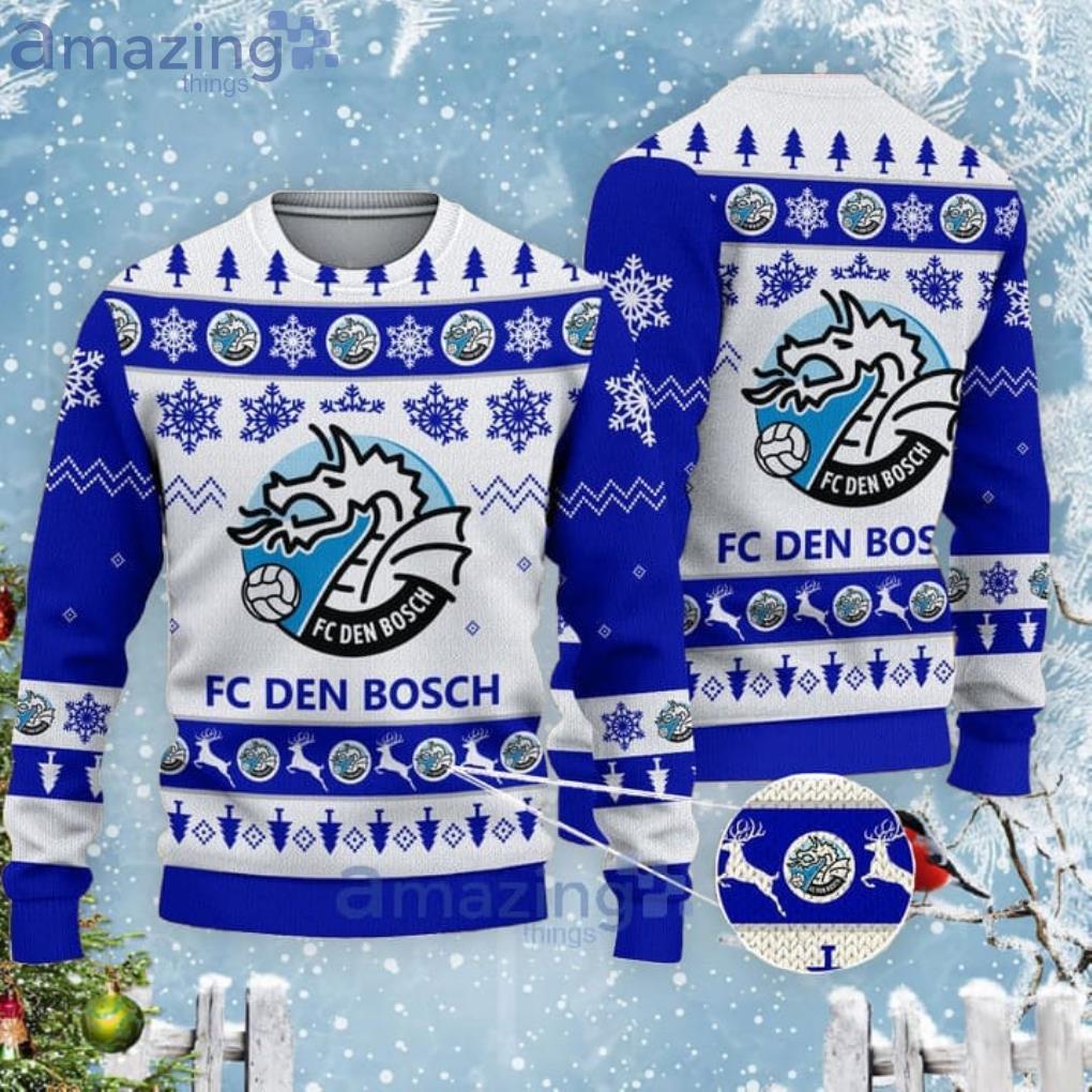 FC Den Bosch Christmas Gift Ugly Christmas Sweater For Men And Women Product Photo 1