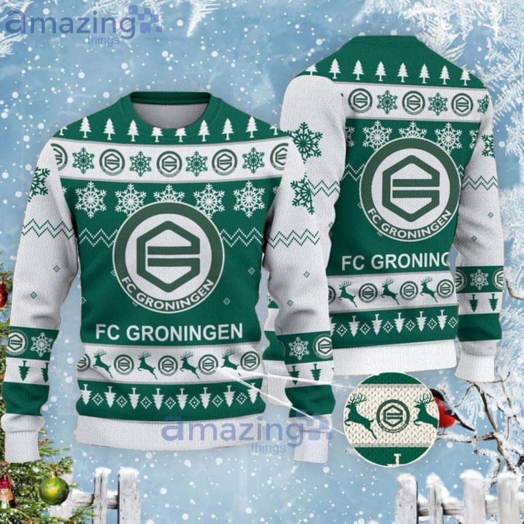 FC Groningen Christmas Gift Ugly Christmas Sweater For Men And Women Product Photo 1