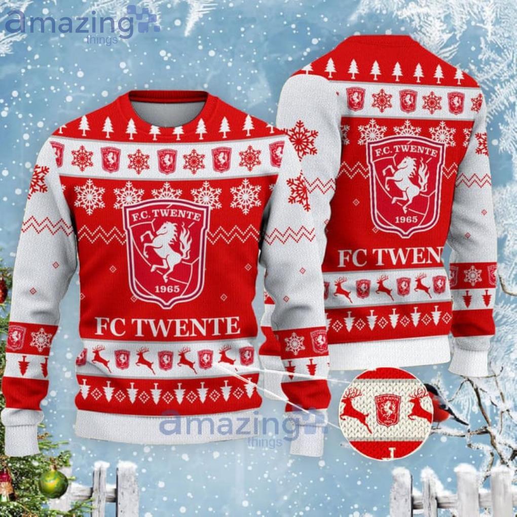 FC Twente Christmas Gift Ugly Christmas Sweater For Men And Women Product Photo 1