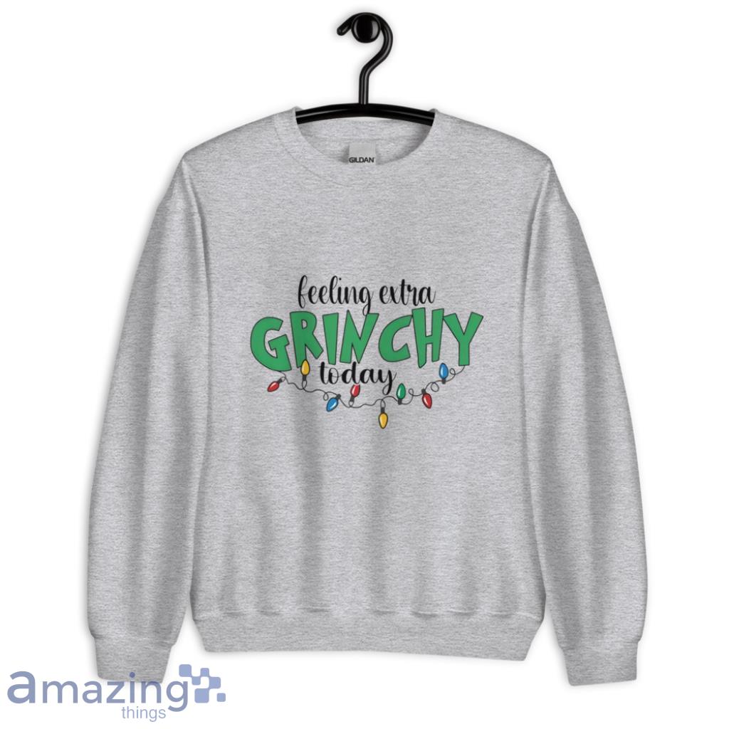 Feeling Extra Grinchy Today Christmas Shirt image Feeling Extra Grinchy Today Christmas Shirt - Unisex Heavy Blend Crewneck Sweatshirt