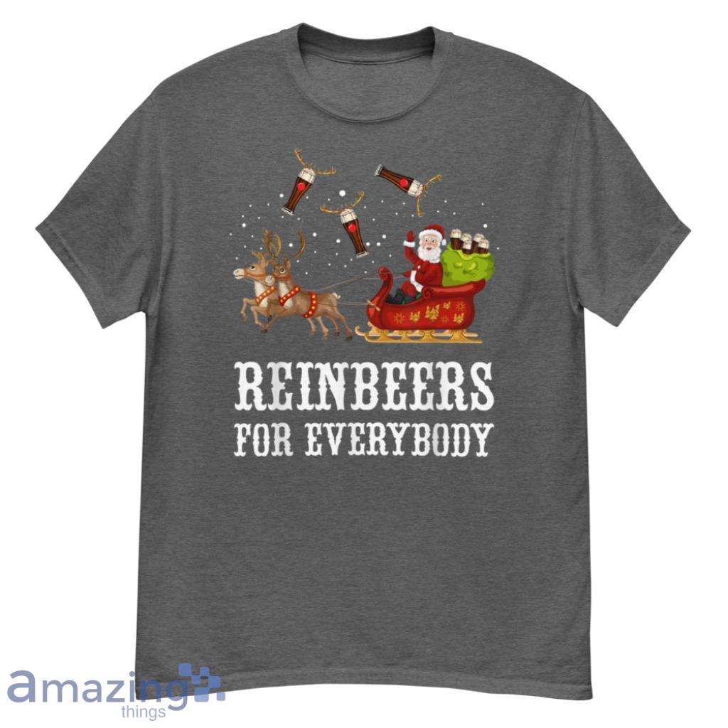 For Everybody Funny Reindeer Beer Christmas Xmas Christmas Shirt - G500 Men’s Classic T-Shirt-1