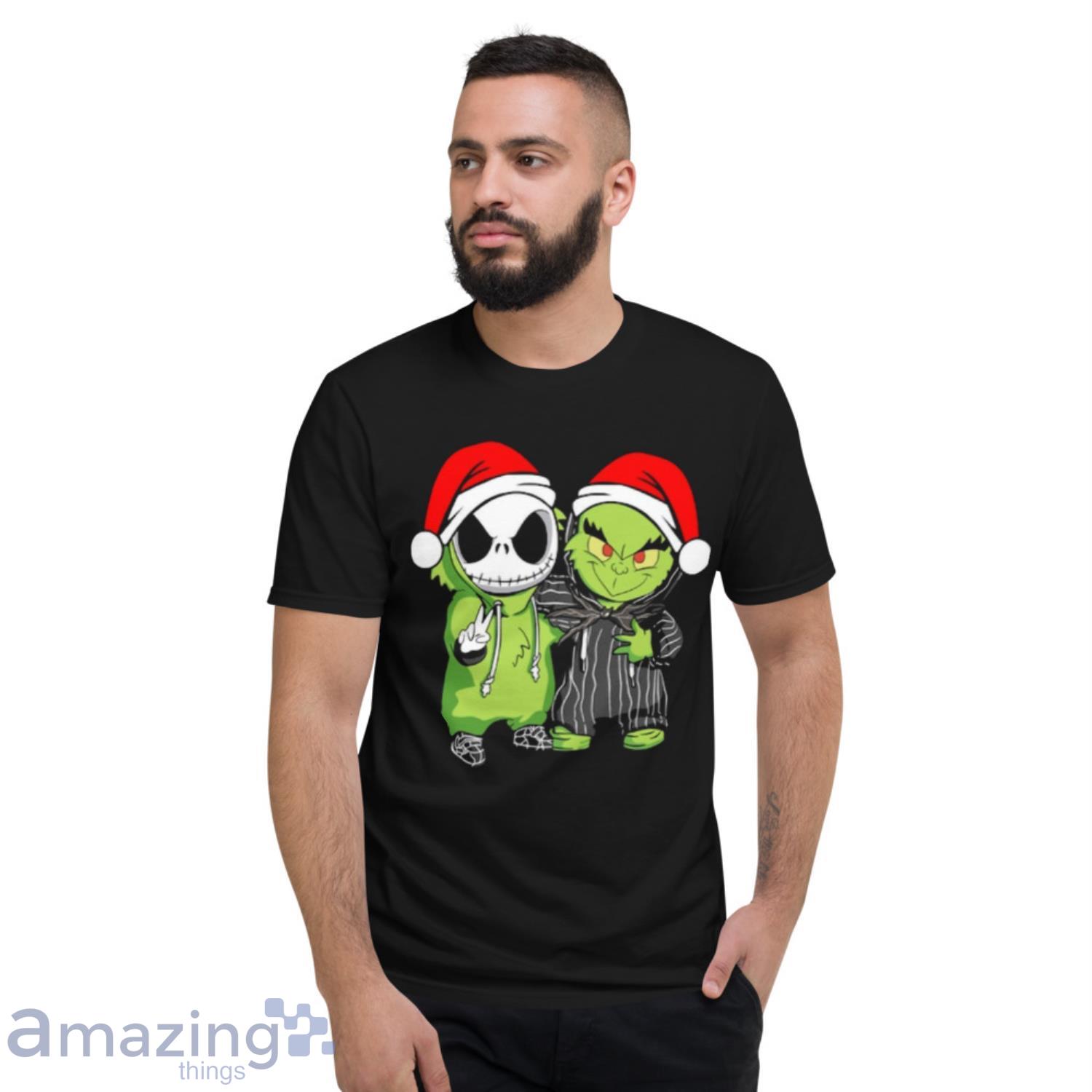 Chicago Cubs With Baby Jack Skellington And Baby Grinch Friends Shirt -  Limotees