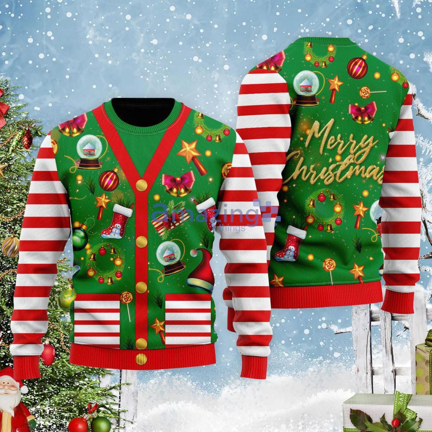 Ugly christmas 2025 sweater cardigan