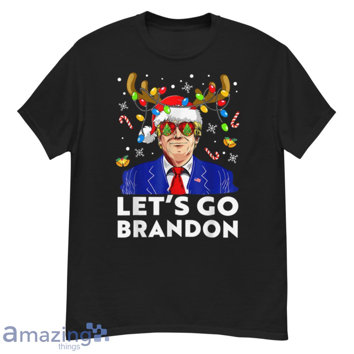 Funny Lets Go Brandon Trump Christmas Shirt - G500 Men’s Classic T-Shirt