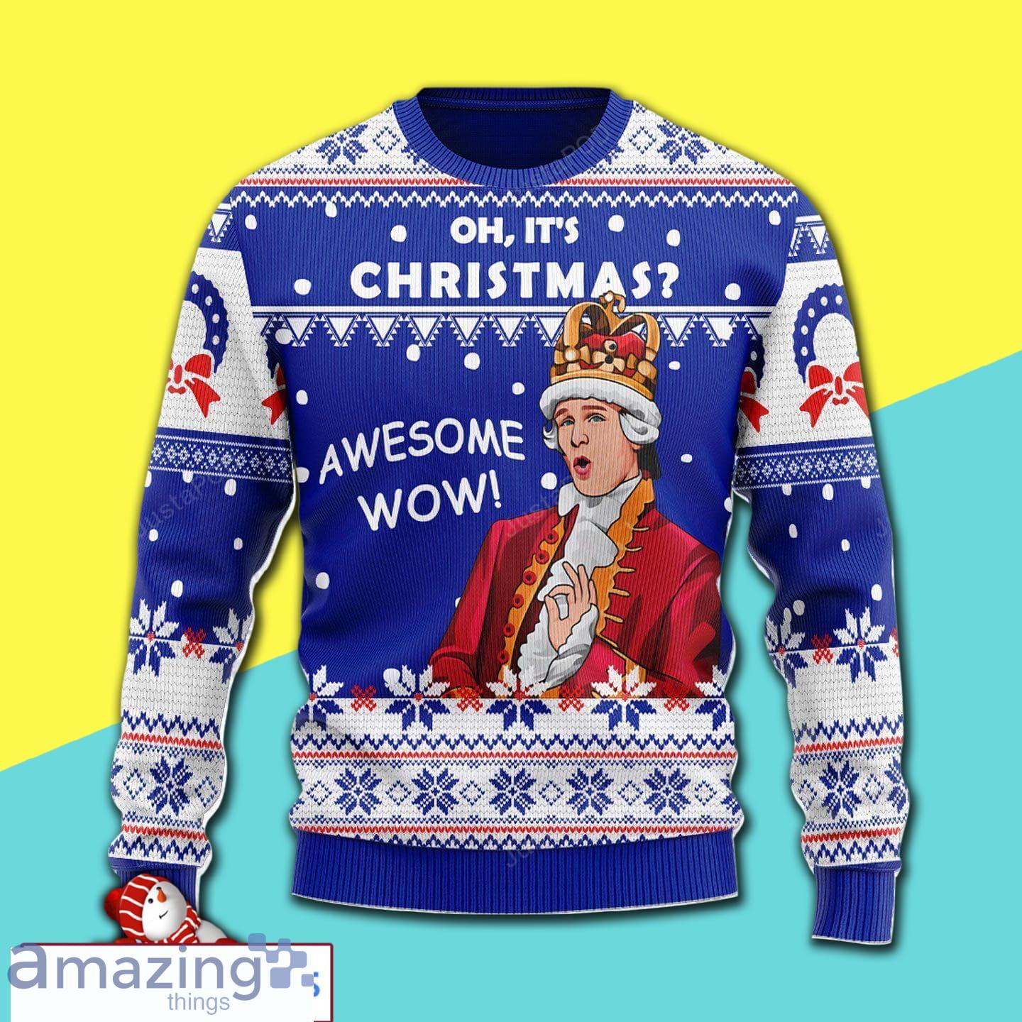 Gearhomies All Over Print 3D Ugly Sweater Oh It's Christmas Product Photo 1