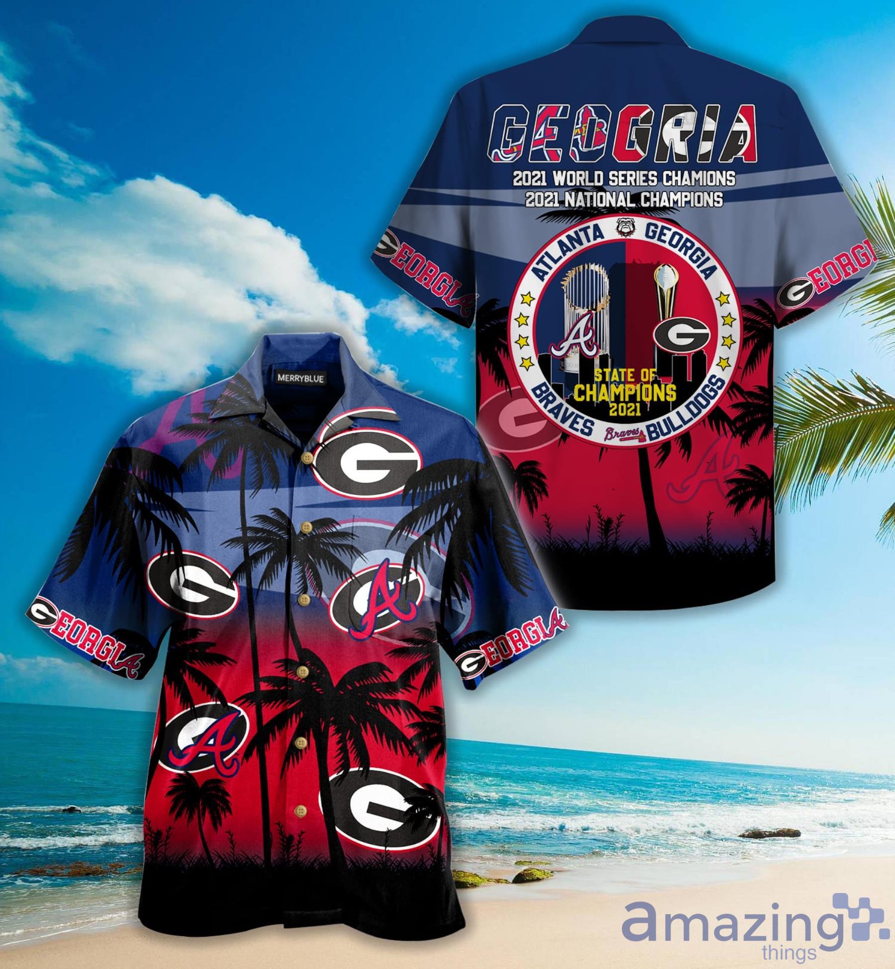 Geogria State Of Champions Hawaiian Shirt For Fans Product Photo 1