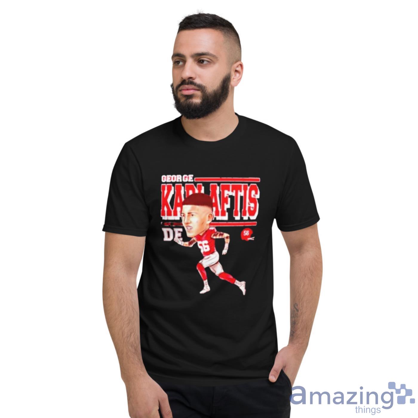 George Karlaftis Kansas City Chiefs Cartoon Shirt