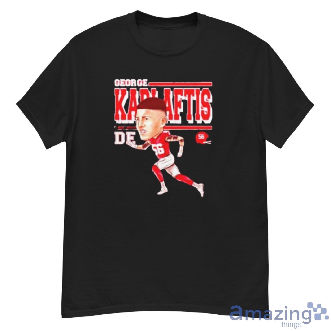 George Karlaftis Kansas City Chiefs Cartoon Shirt