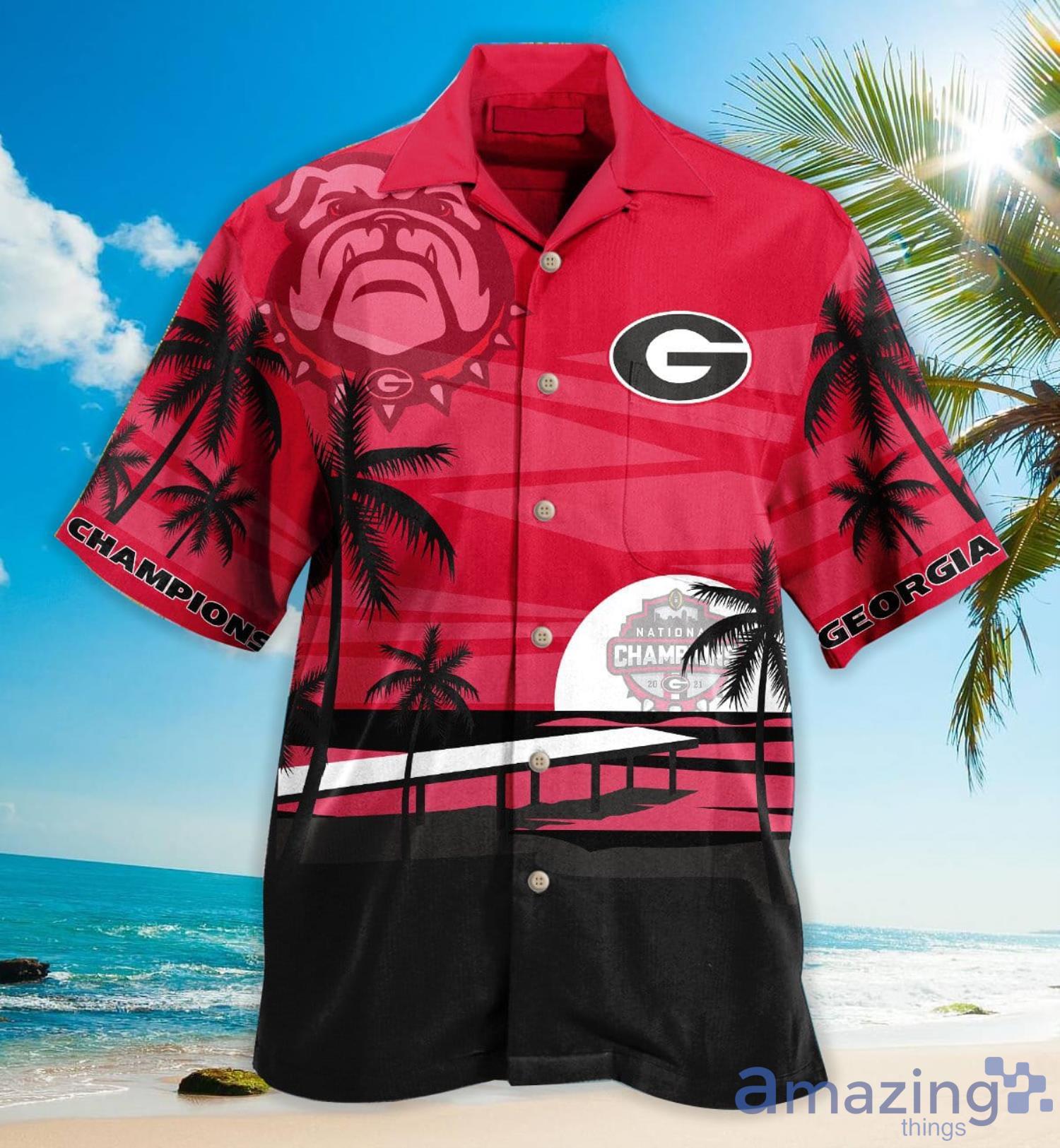 Georgia Bulldogs Champions Hawaiian Shirt Product Photo 1