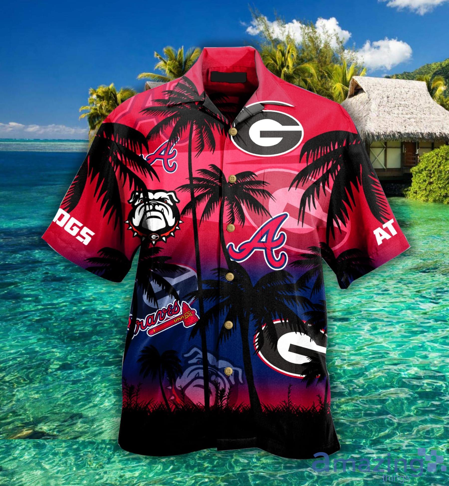 Georgia Georgia Bulldogs And Atlanta Braves Hawaiian Shirt