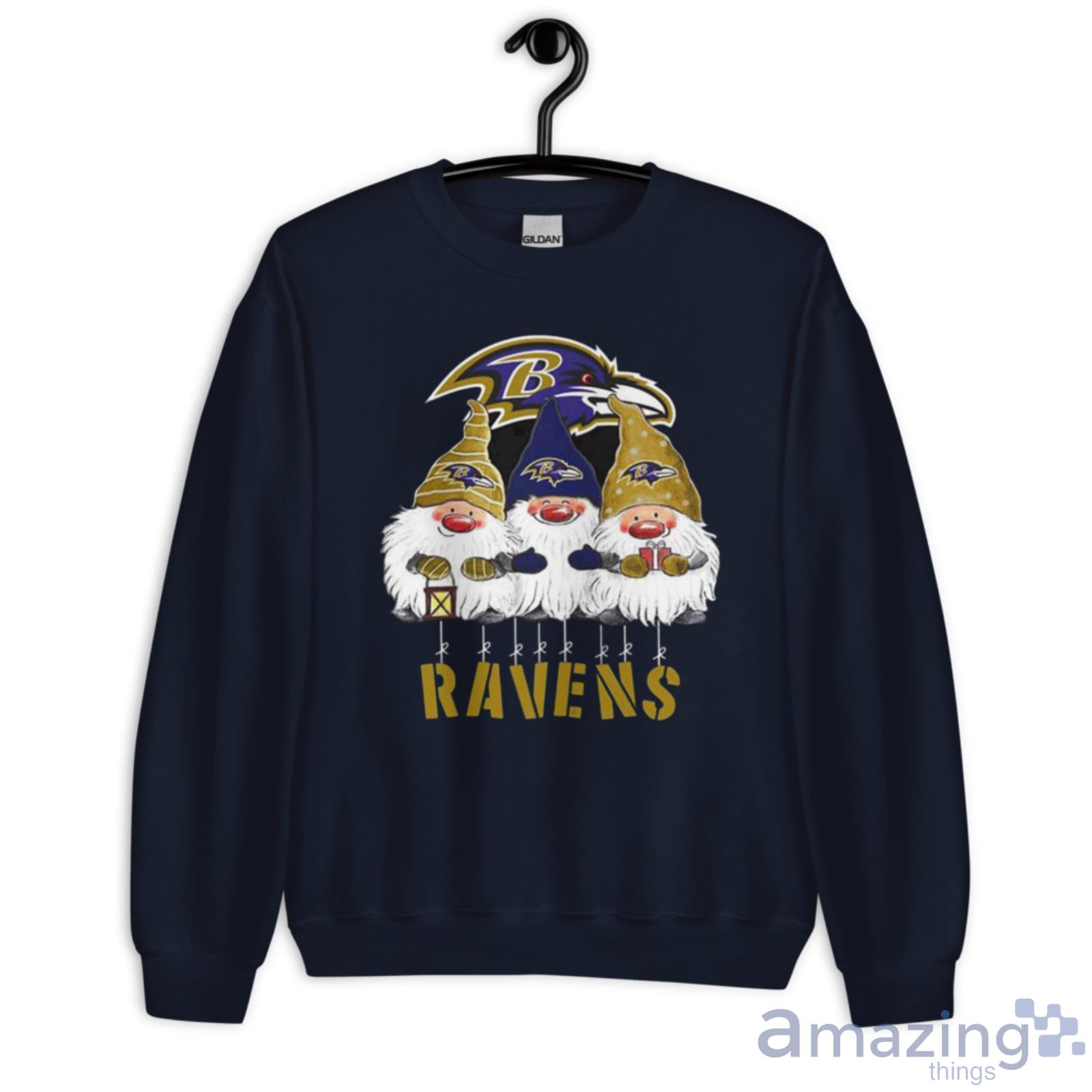 Gnomies Baltimore Ravens Christmas Shirt - High-Quality Printed Brand