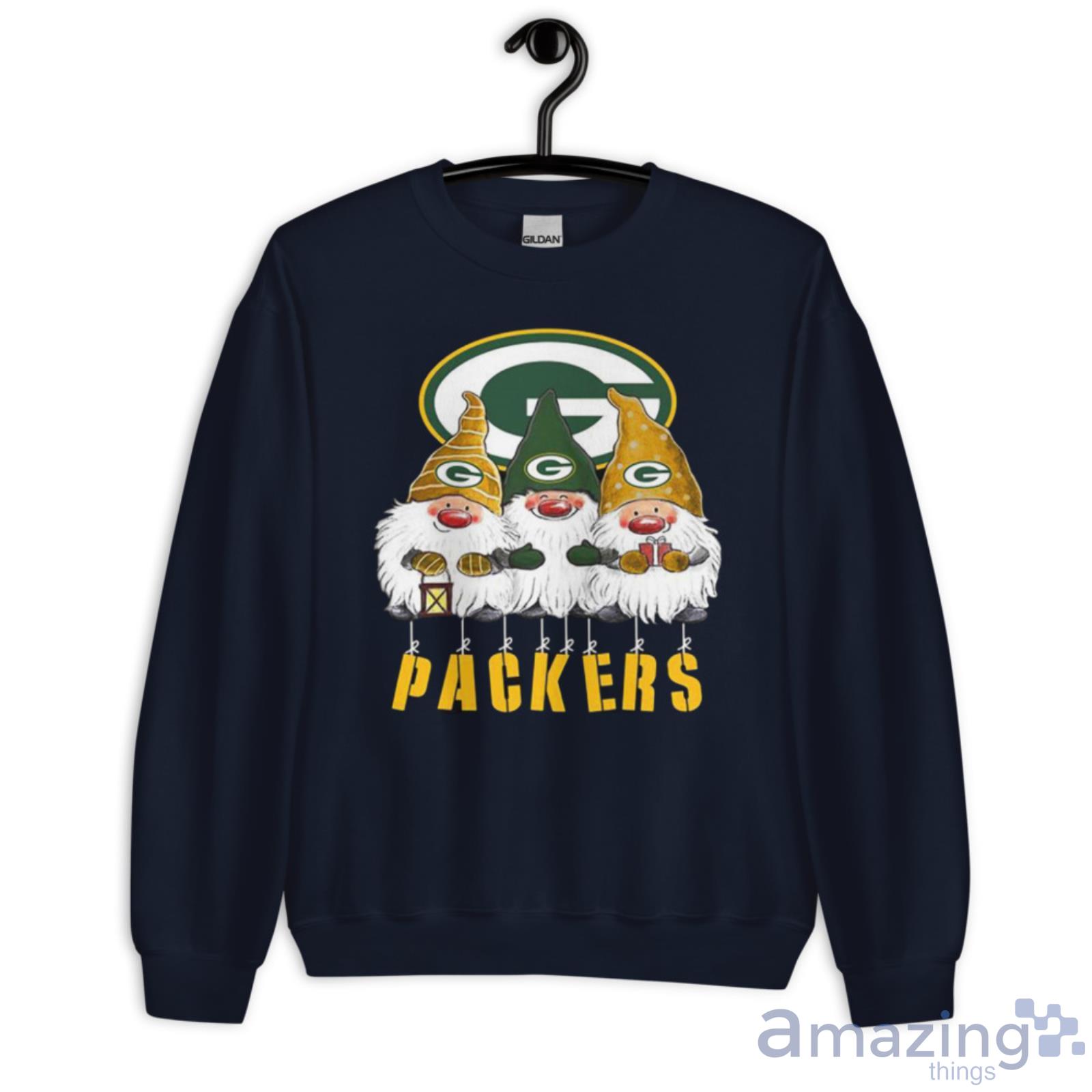 Gnomies Green Bay Packers Christmas T-Shirt - TeeNavi