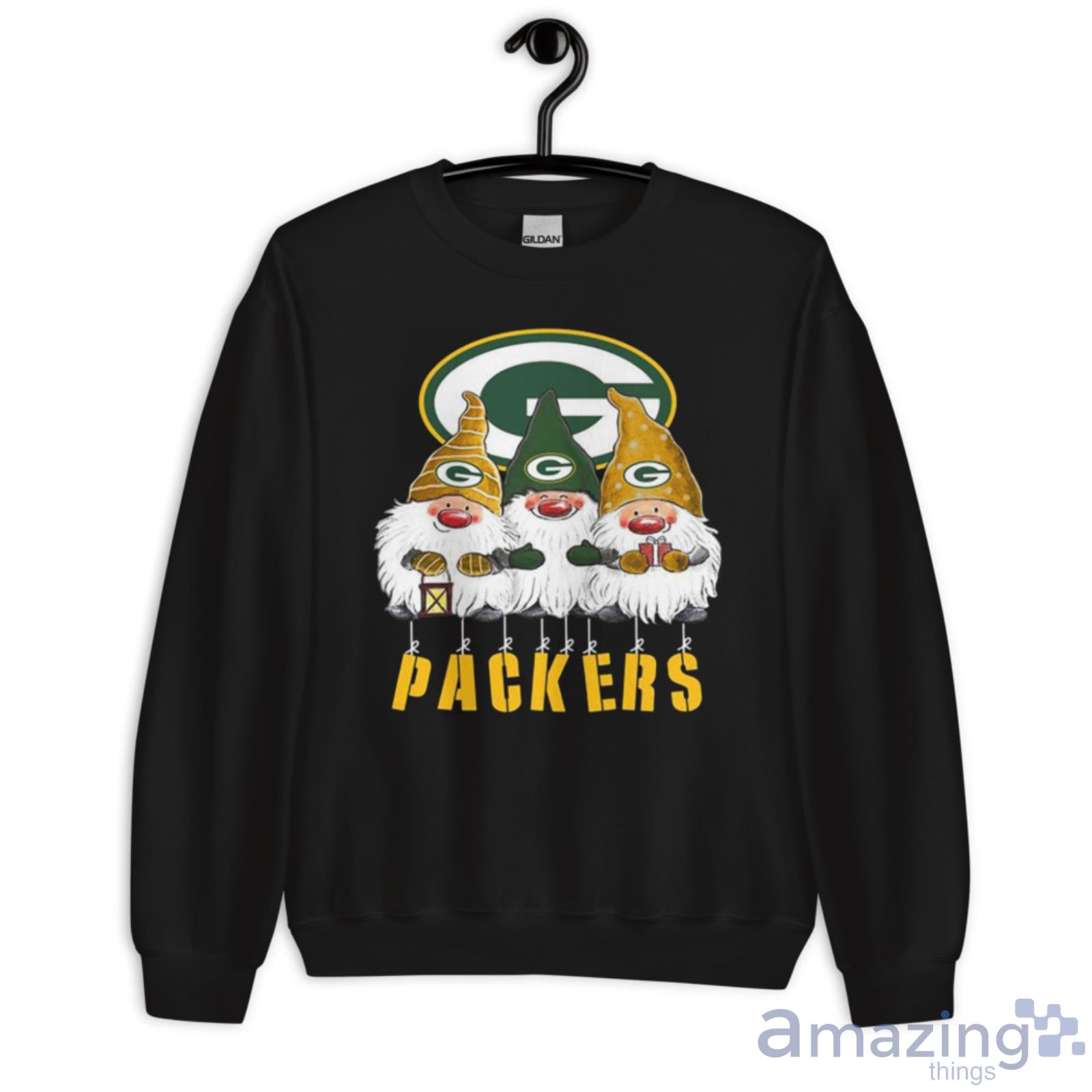 Gnomies Green Bay Packers Christmas Shirt image Gnomies Green Bay Packers Christmas Shirt - Unisex Crewneck Sweatshirt