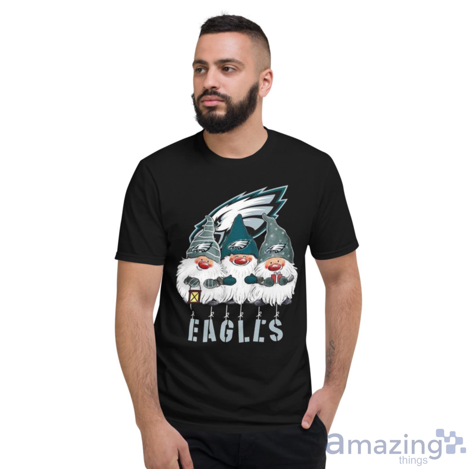Gnomies Philadelphia Eagles Christmas image Gnomies Philadelphia Eagles Christmas - Short Sleeve T-Shirt