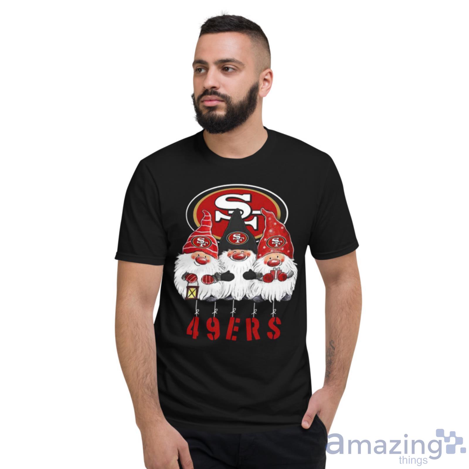 San Francisco 49ers Football Gnomes Youth Red T-Shirt Christmas