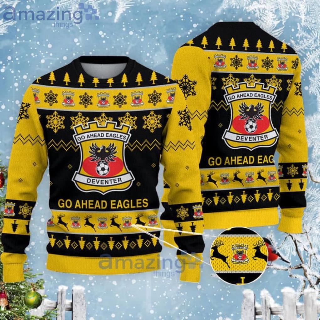Go Ahead Eagles Christmas Gift Ugly Christmas Sweater For Men And Women Product Photo 1