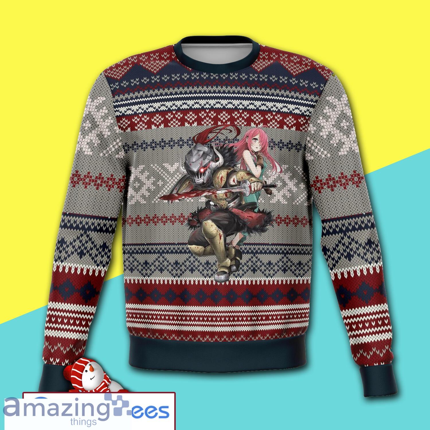 Goblin Slayer Merry Christmas All Over Print Ugly Sweater Product Photo 1