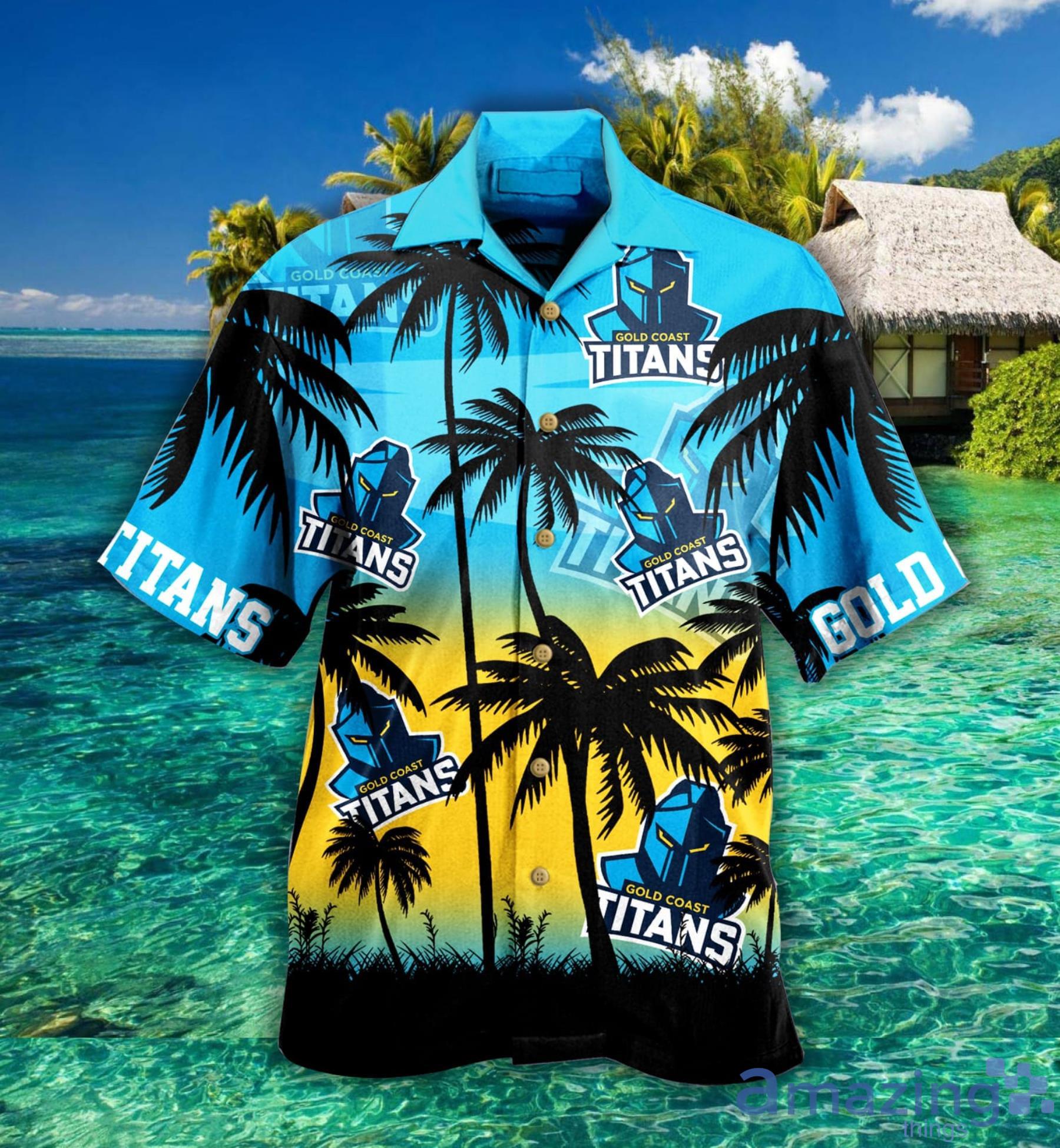 Gold Coast Titans Hawaiian Shirt For Fans Product Photo 1