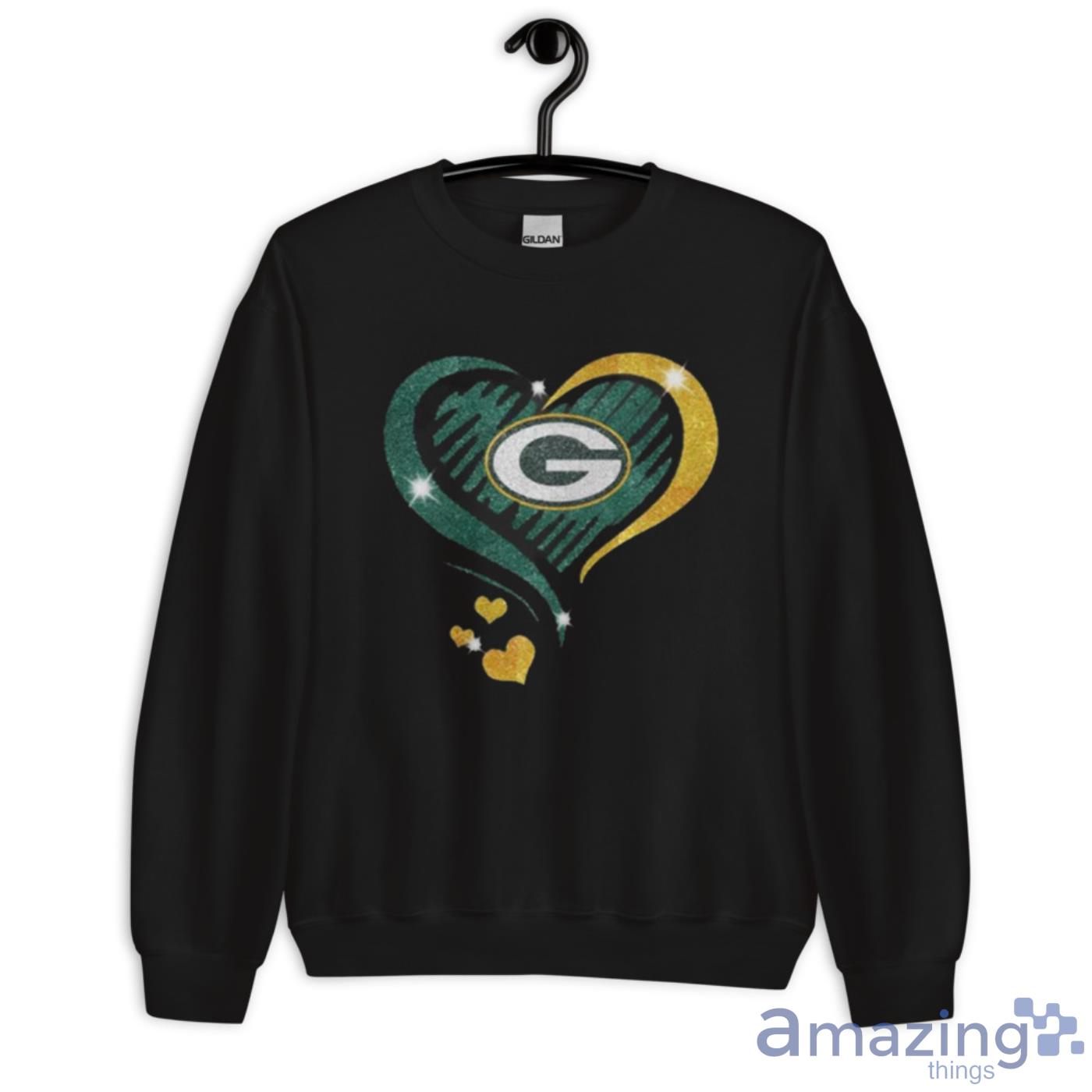 Nurse Green Bay Packers heart shirt, ladies shirt, hoodie and sweater