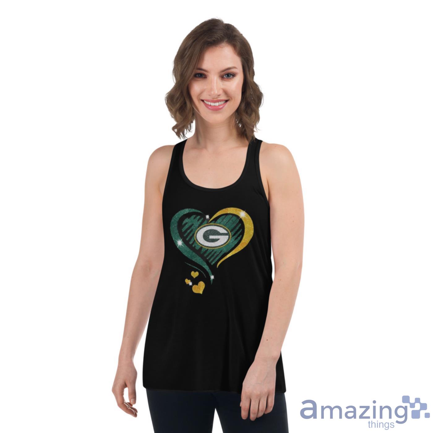 Green Bay Packers Diamond Heart Shirt