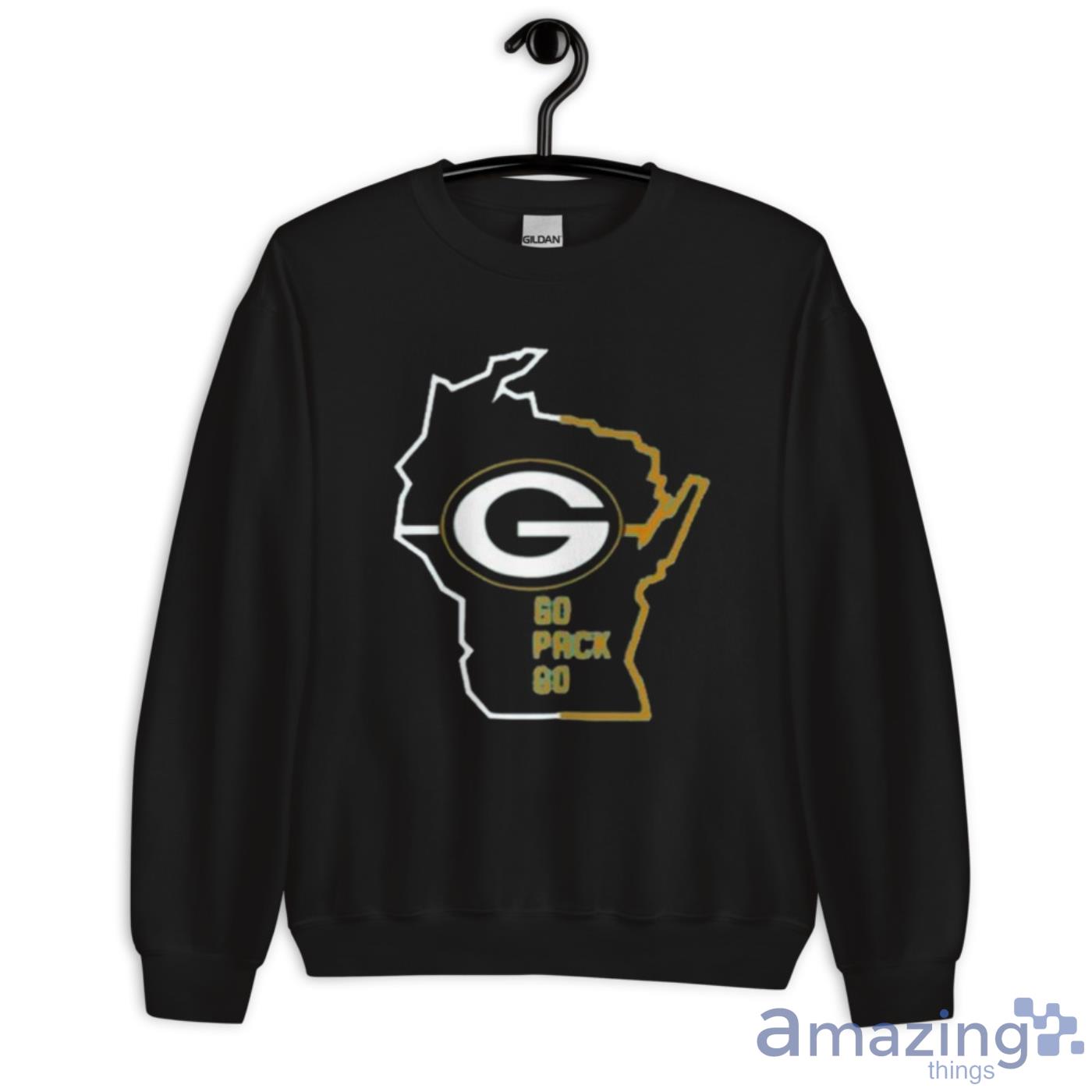 Green Bay Packers Go Pack Go Shirt Map Logo 2022