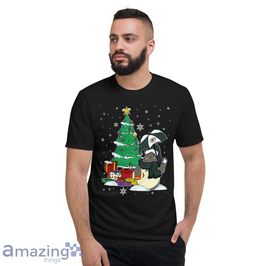 Green Bay Packers NFL Football Cute Tonari No Totoro Christmas Sports T Shirt image Green Bay Packers NFL Football Cute Tonari No Totoro Christmas Sports T Shirt - Short Sleeve T-Shirt