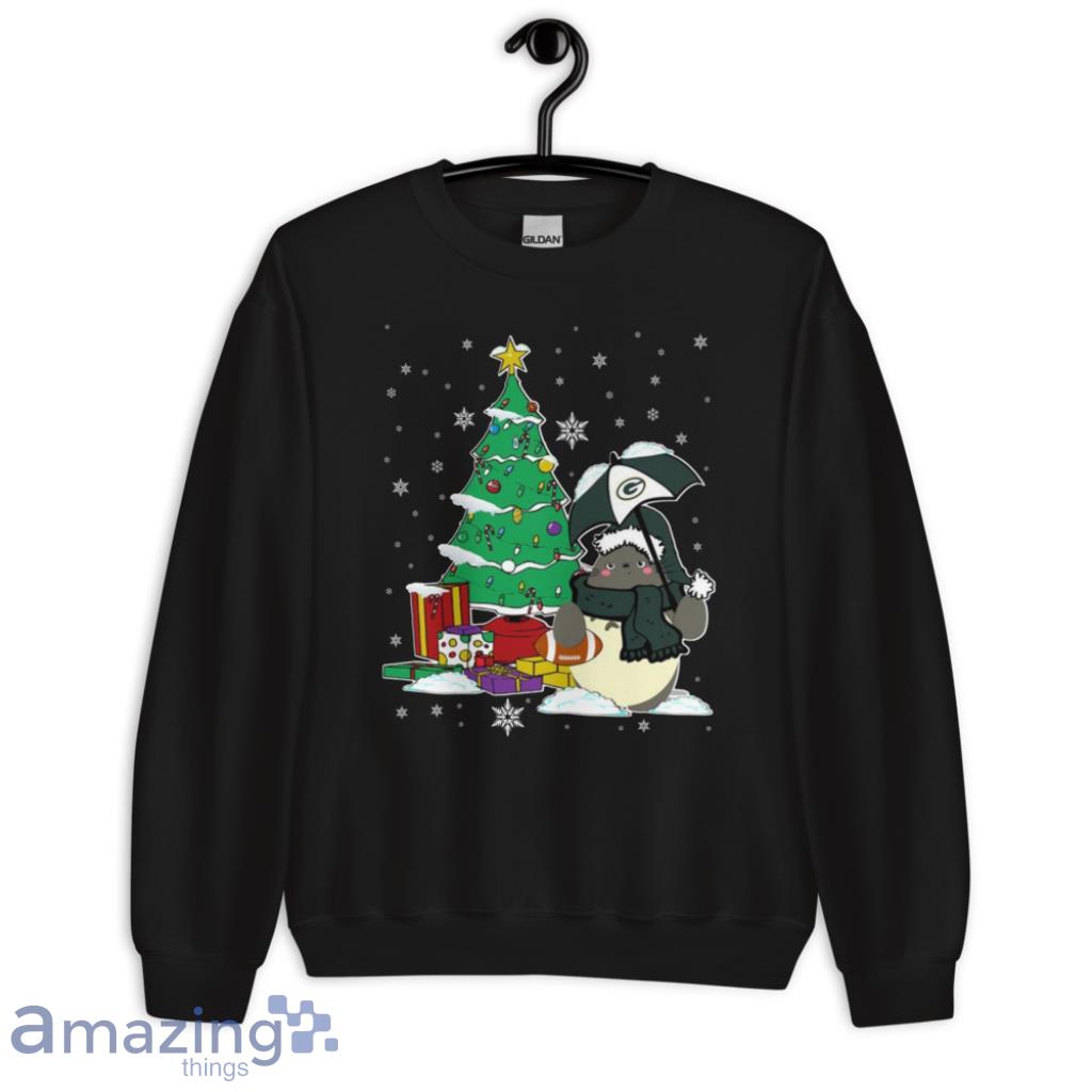 Green Bay Packers NFL Football Cute Tonari No Totoro Christmas Sports T Shirt image Green Bay Packers NFL Football Cute Tonari No Totoro Christmas Sports T Shirt - Unisex Crewneck Sweatshirt