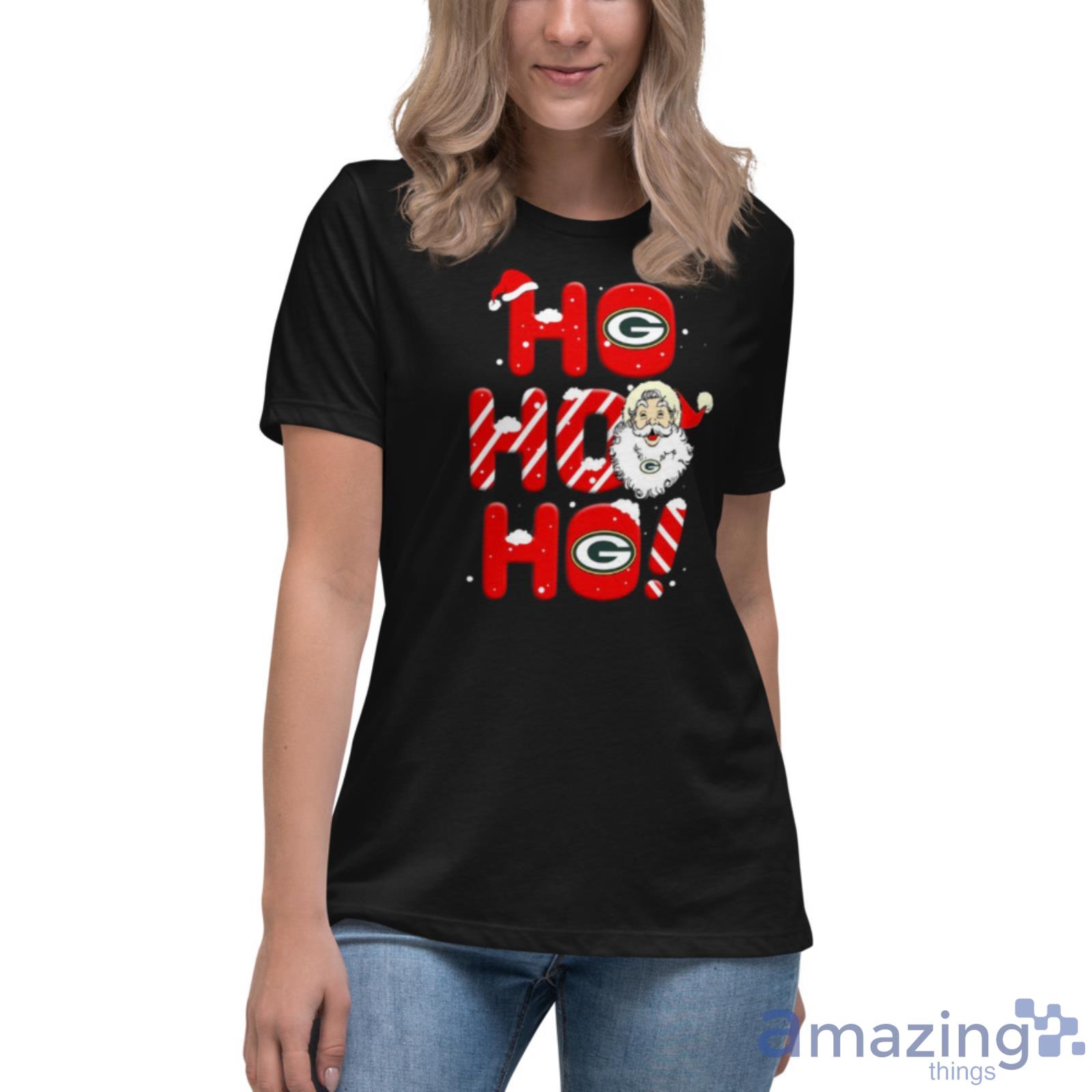 Green Bay Packers NFL Football Ho Ho Ho Santa Claus Merry Christmas Shirt -  Limotees