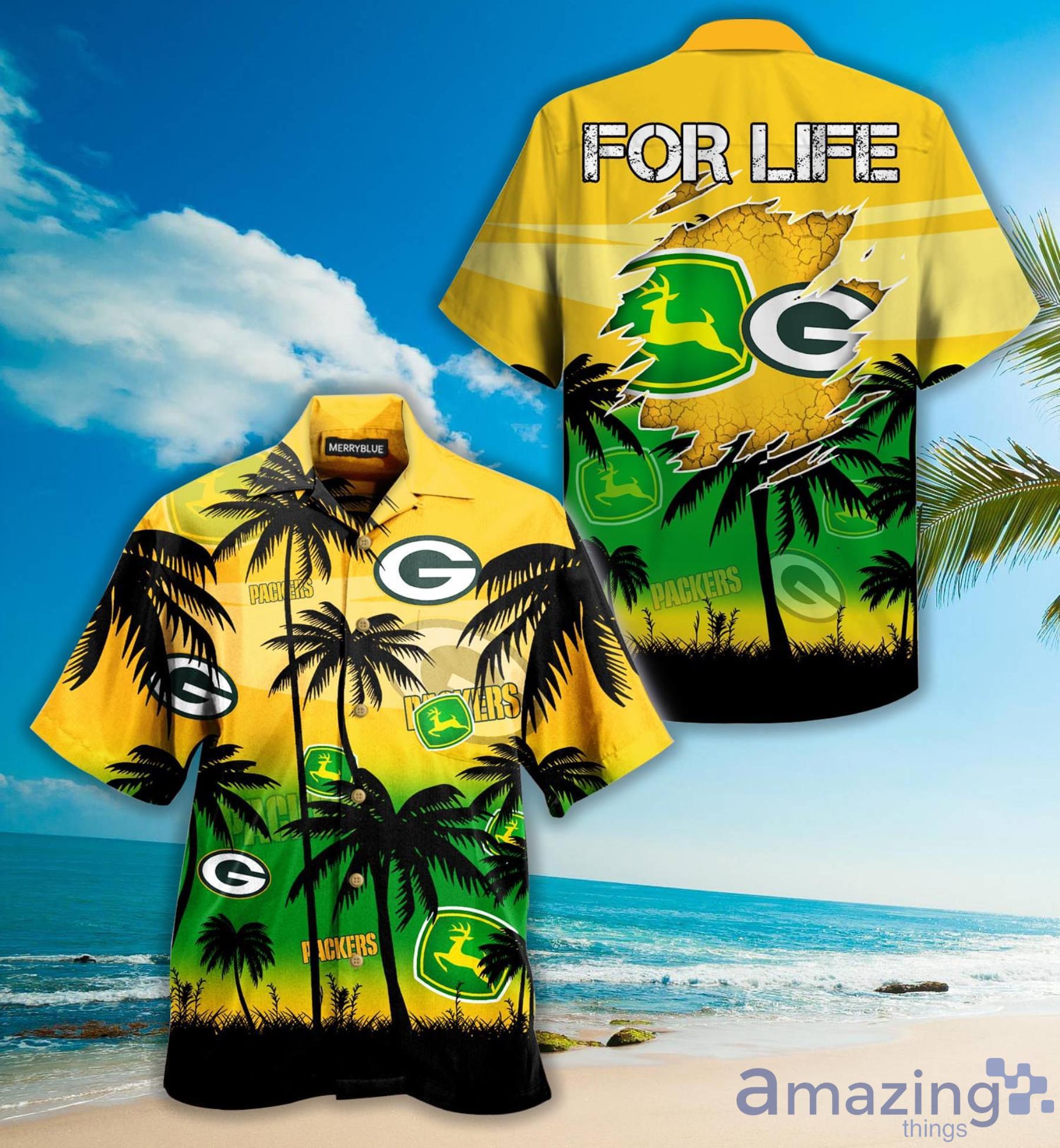 TRENDING] Green Bay Packers NFL Hawaiian Shirt, Retro Vintage Summer