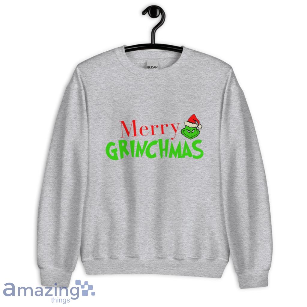 Grinch Merry Christmas Shirt image Grinch Merry Christmas Shirt - Unisex Heavy Blend Crewneck Sweatshirt
