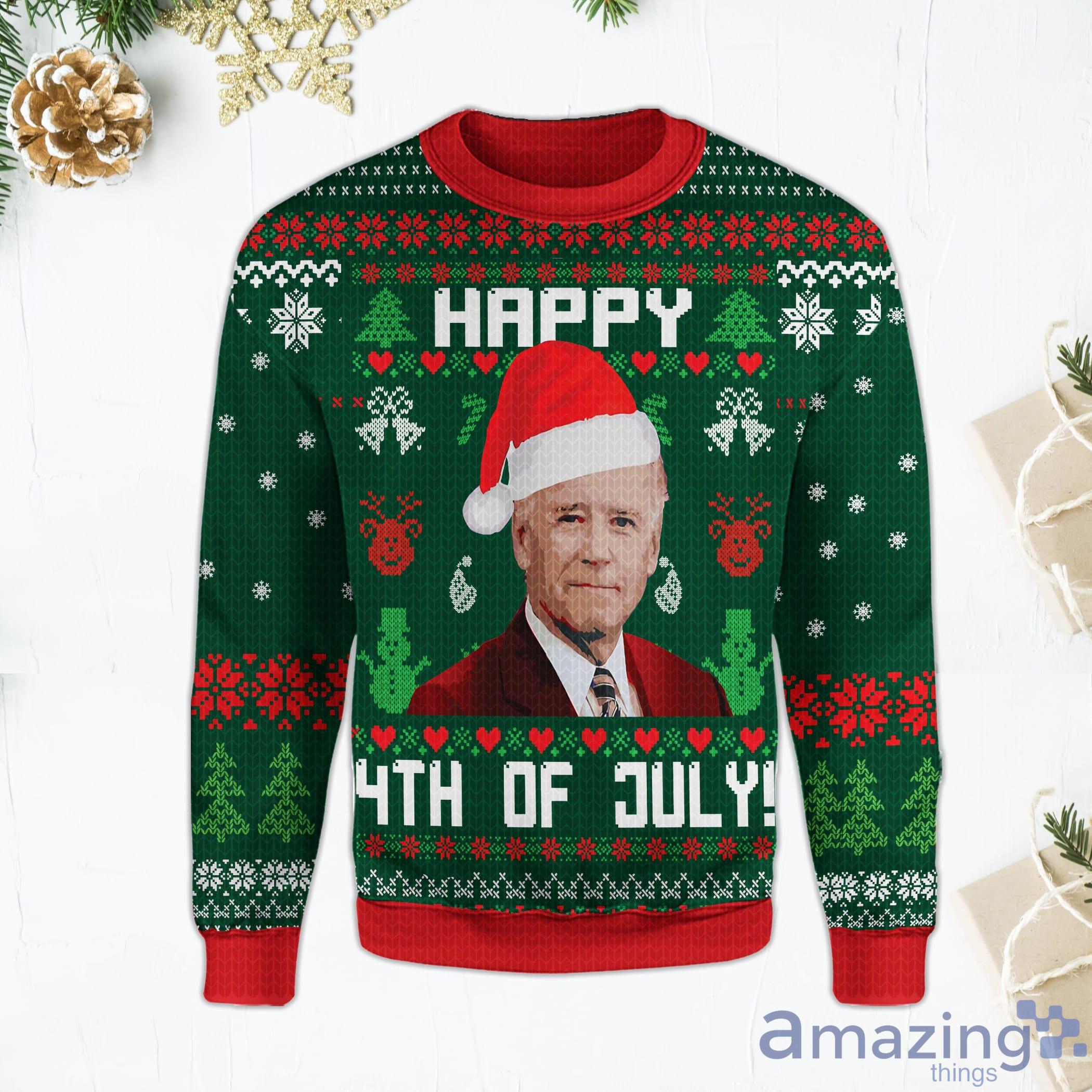 Jersey Ninja - 4th of July Statue of Liberty Ugly Sweater Holiday