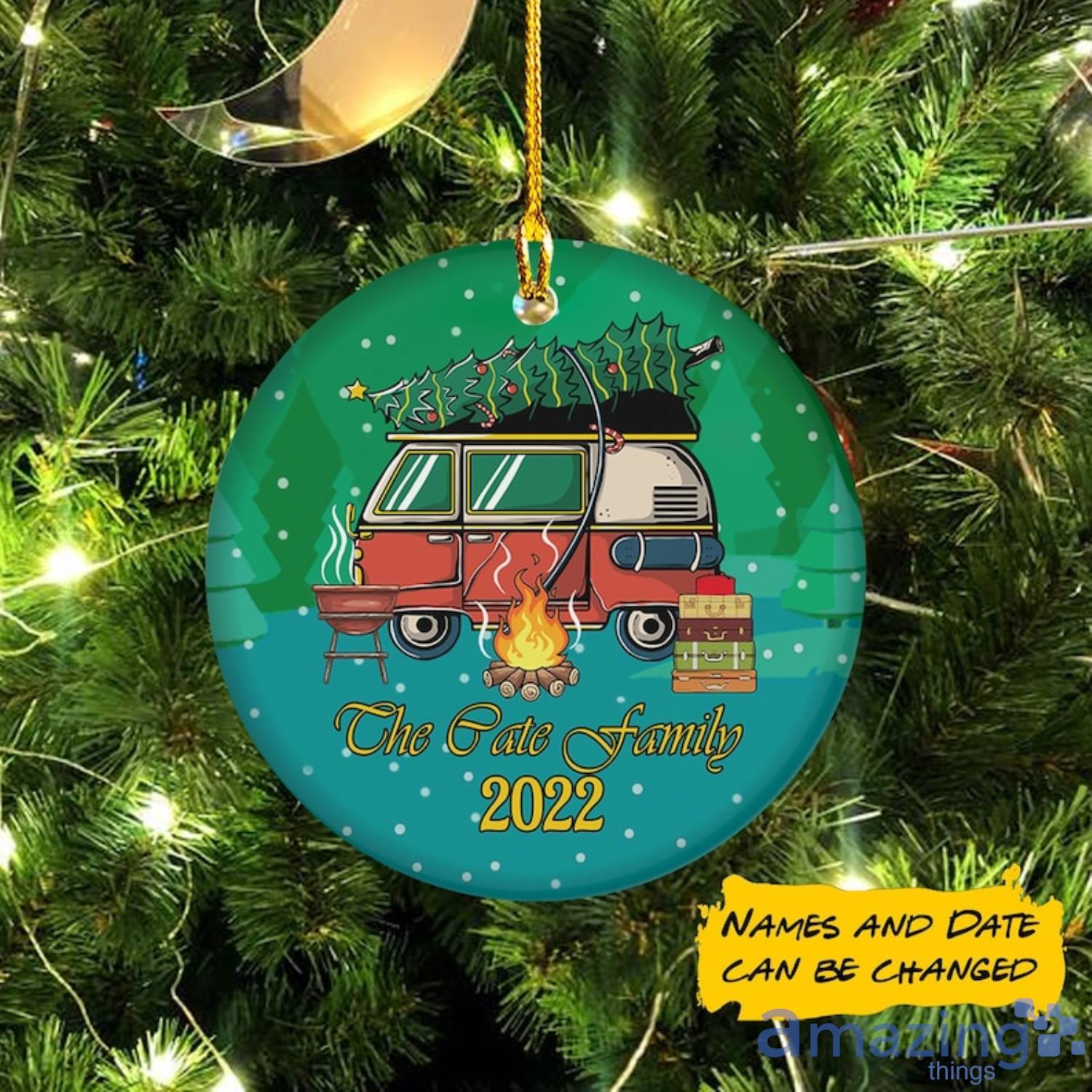 Happy Camper Personalized Ornament Product Photo 1