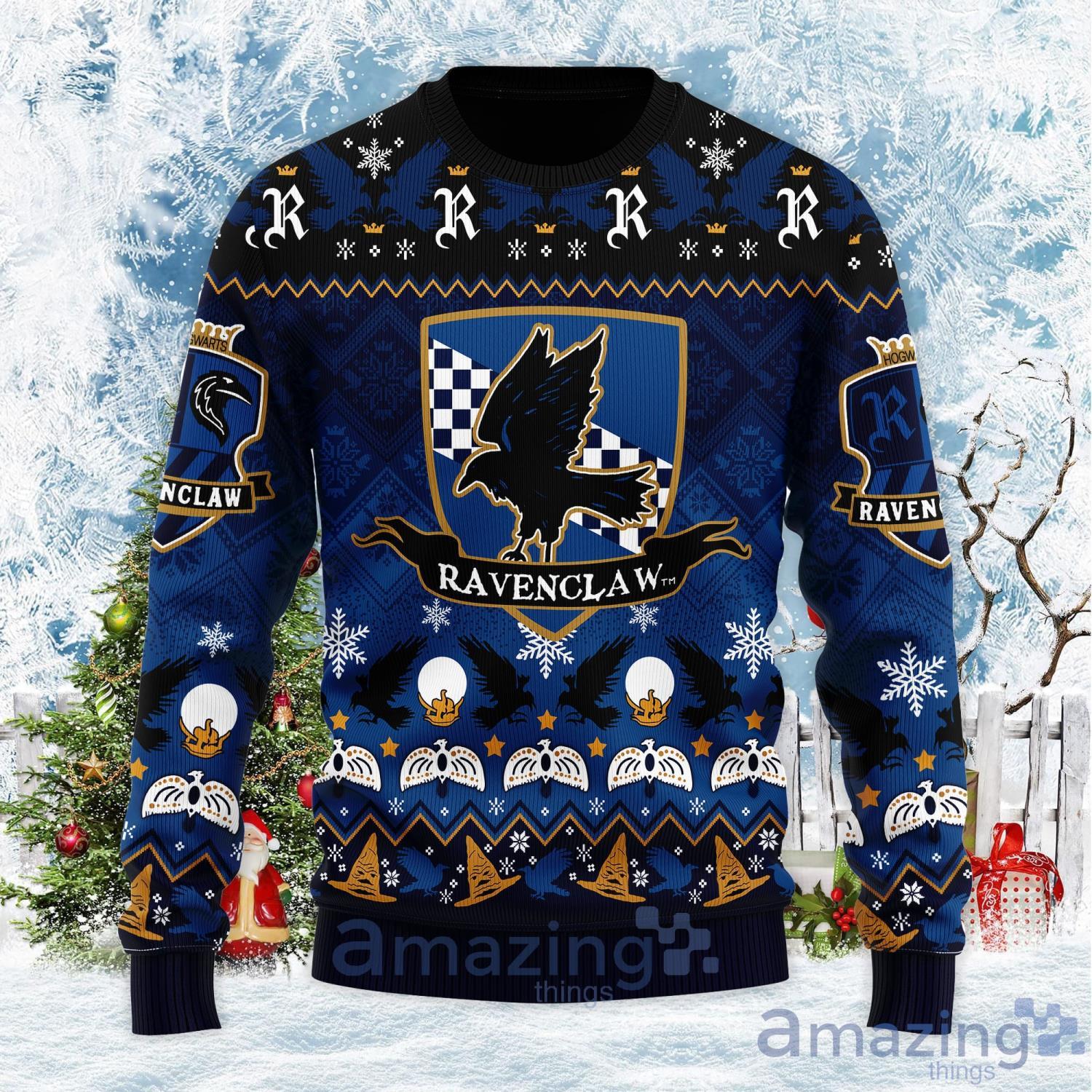 Harry Potter Ravenclaw Christmas Christmas Gift Ugly Christmas Sweater Product Photo 1
