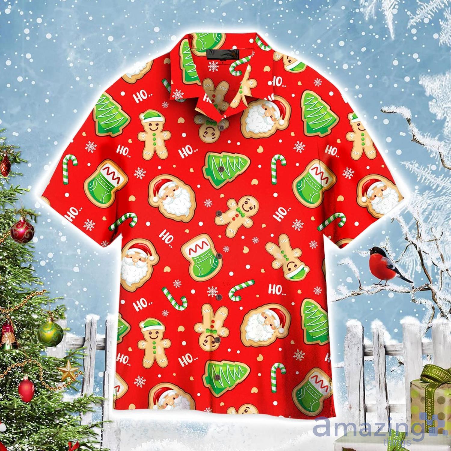 Have Yourself A Cosy Little Christmas Pattern Aloha Cute Christmas Gift Cute Christmas Gift Hawaiian Shirt Product Photo 1