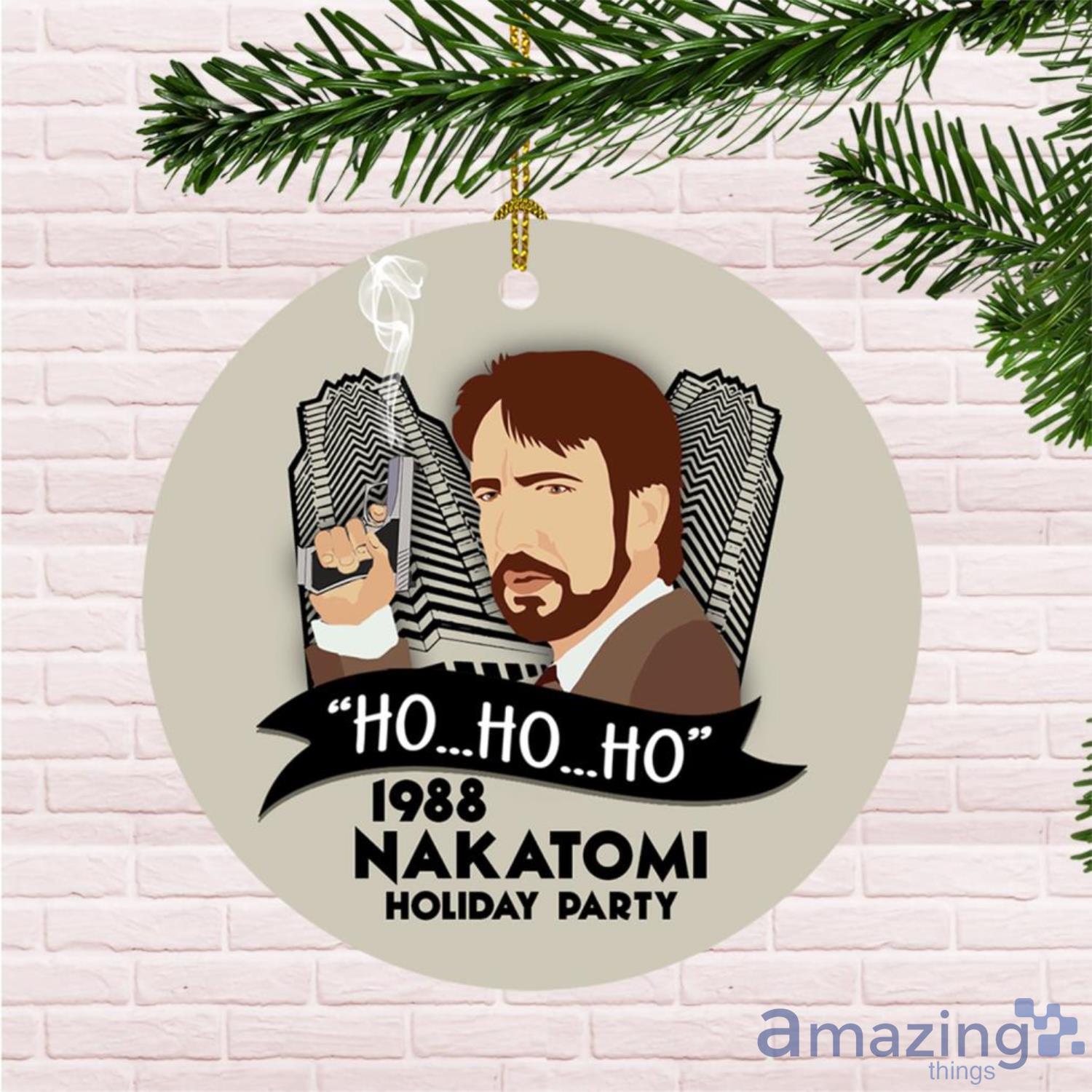 Ho Ho Ho Hans Gruber 1988 Nakatomi Holiday Party Ornament Product Photo 1