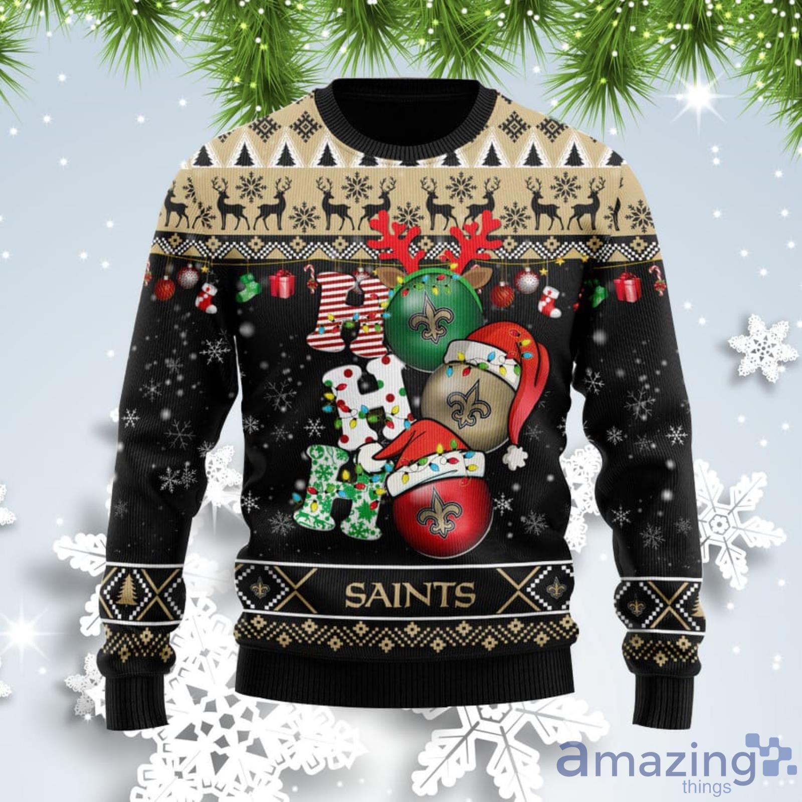 Nfl New Orleans Saints Christmas Ugly Sweater - Kaiteez