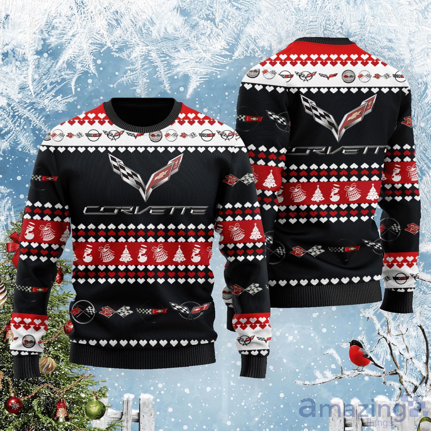 Honda Gold Wing Racing Snowman Pattern Ugly Christmas Sweater Product Photo 1