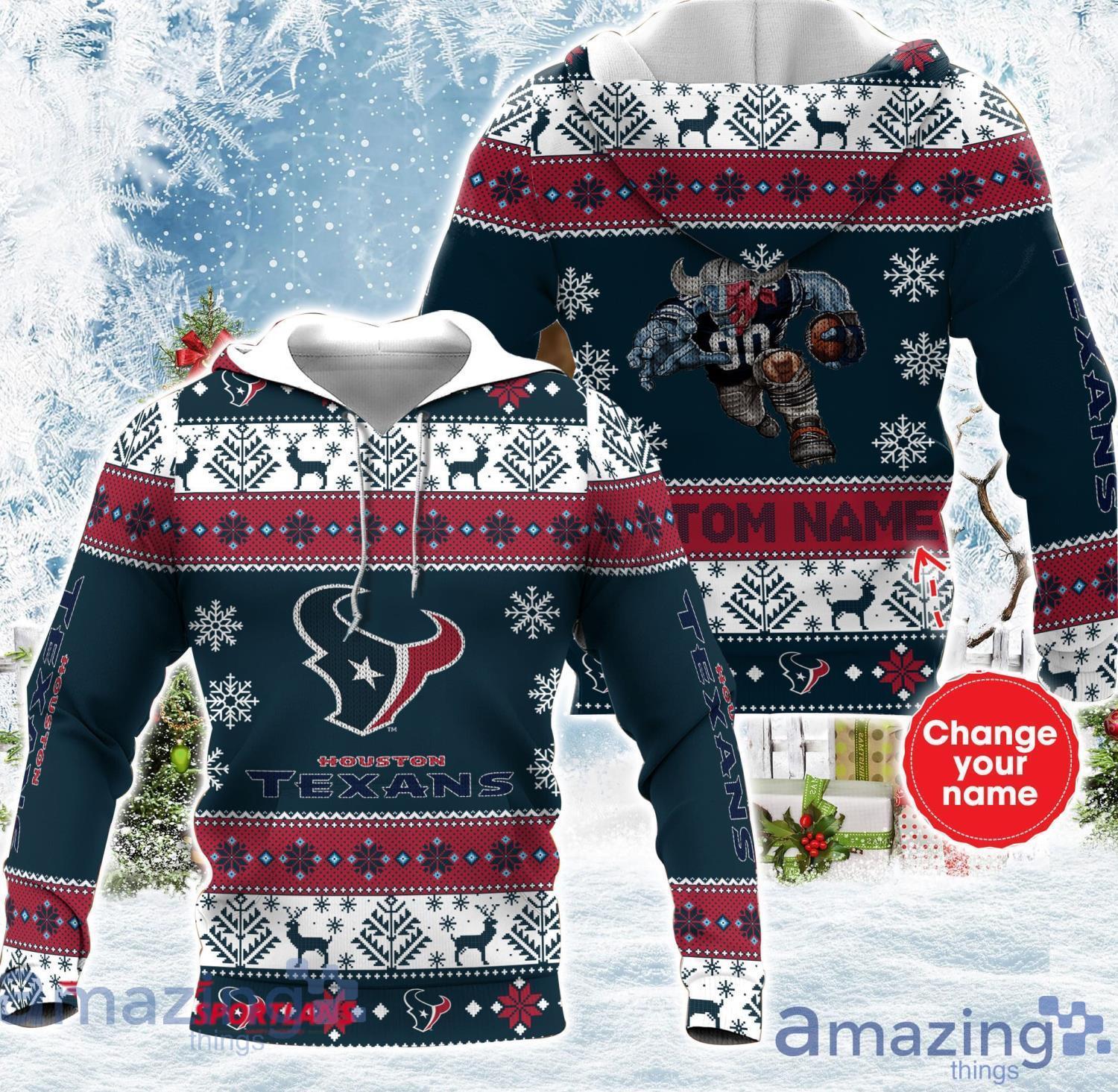 Houston Texans Nfl Personalized Name All Over Printed 3D Shirt For Fans Product Photo 1